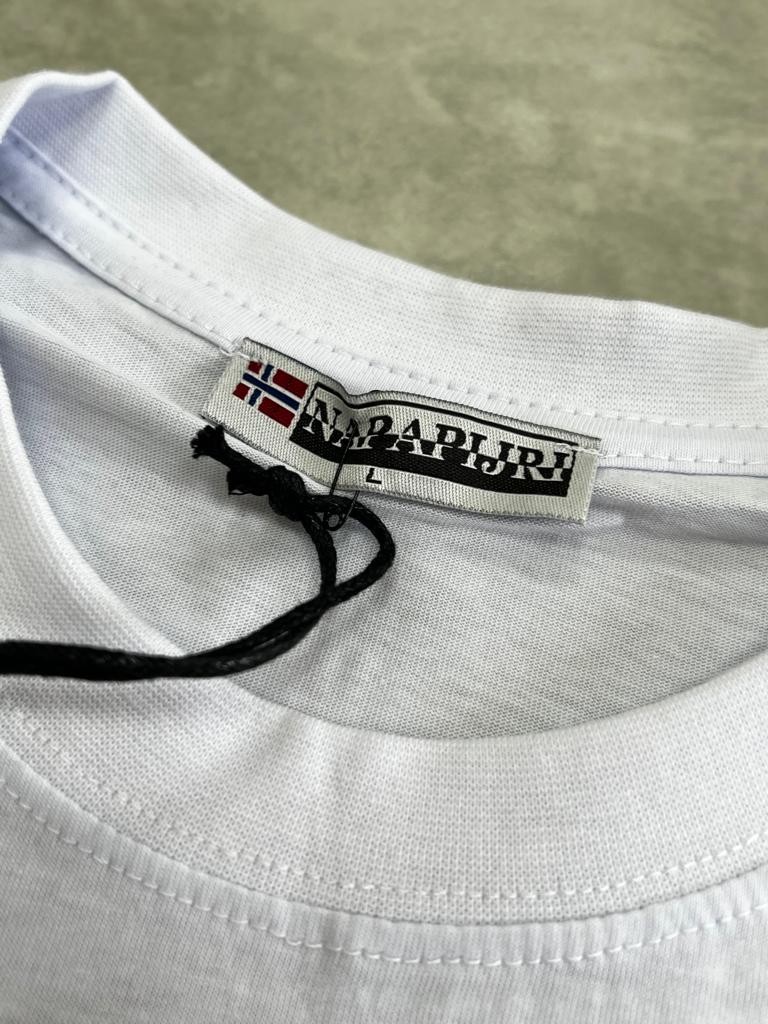 Mountain  Mini Logo White T-shirt