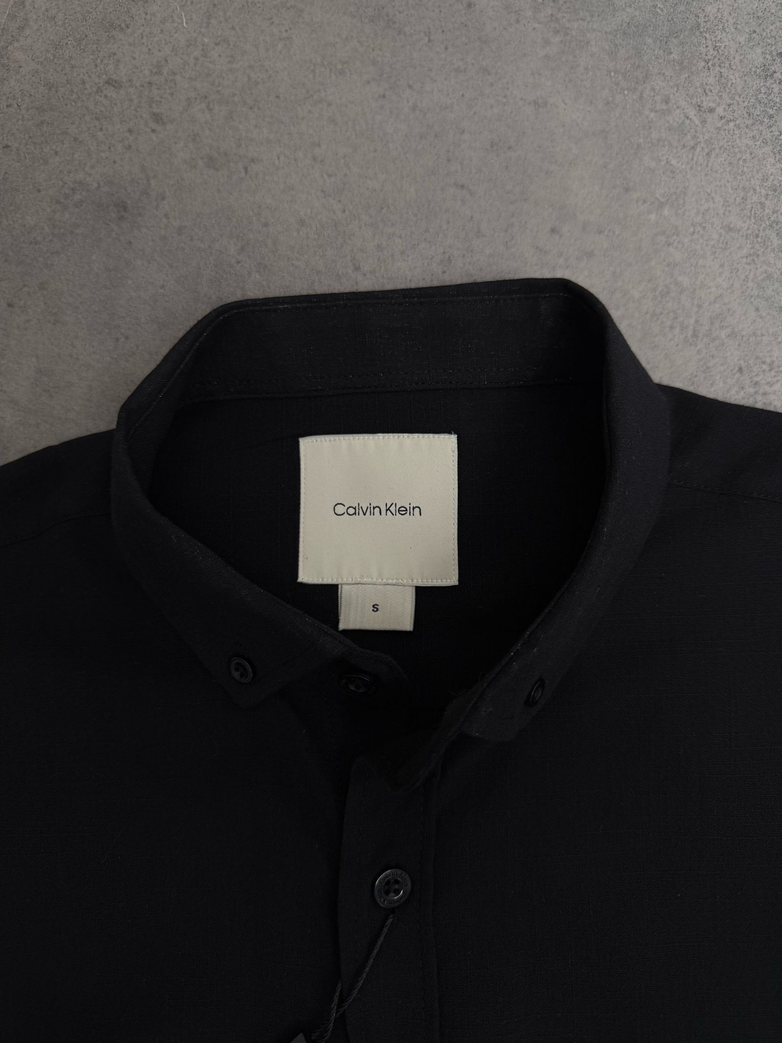 Yeni Sezon Keten Basic Ceast Logo Gömlek