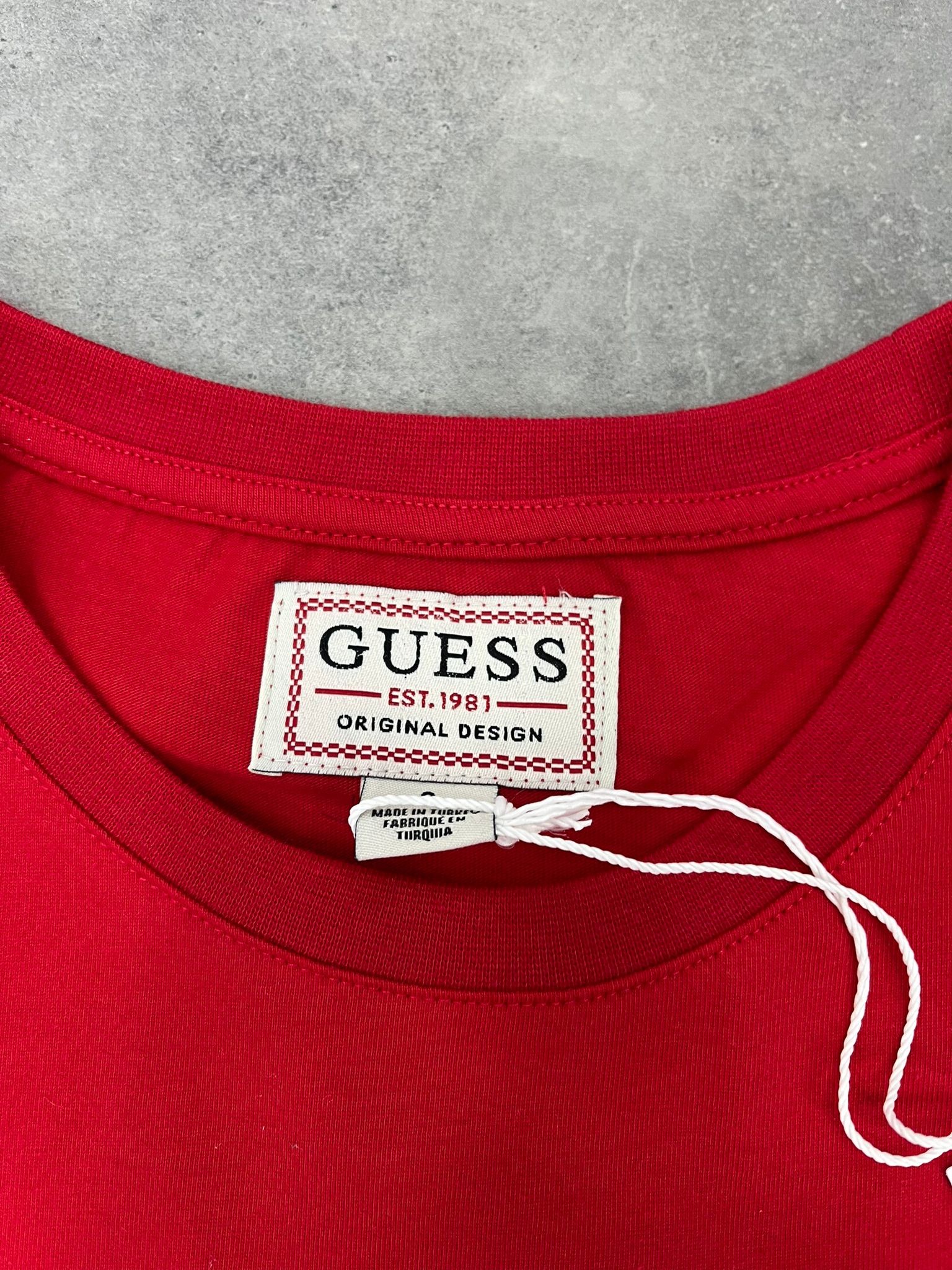 Yeni Sezon Ton To Tone  Mid Icon Logo Red T-shirt