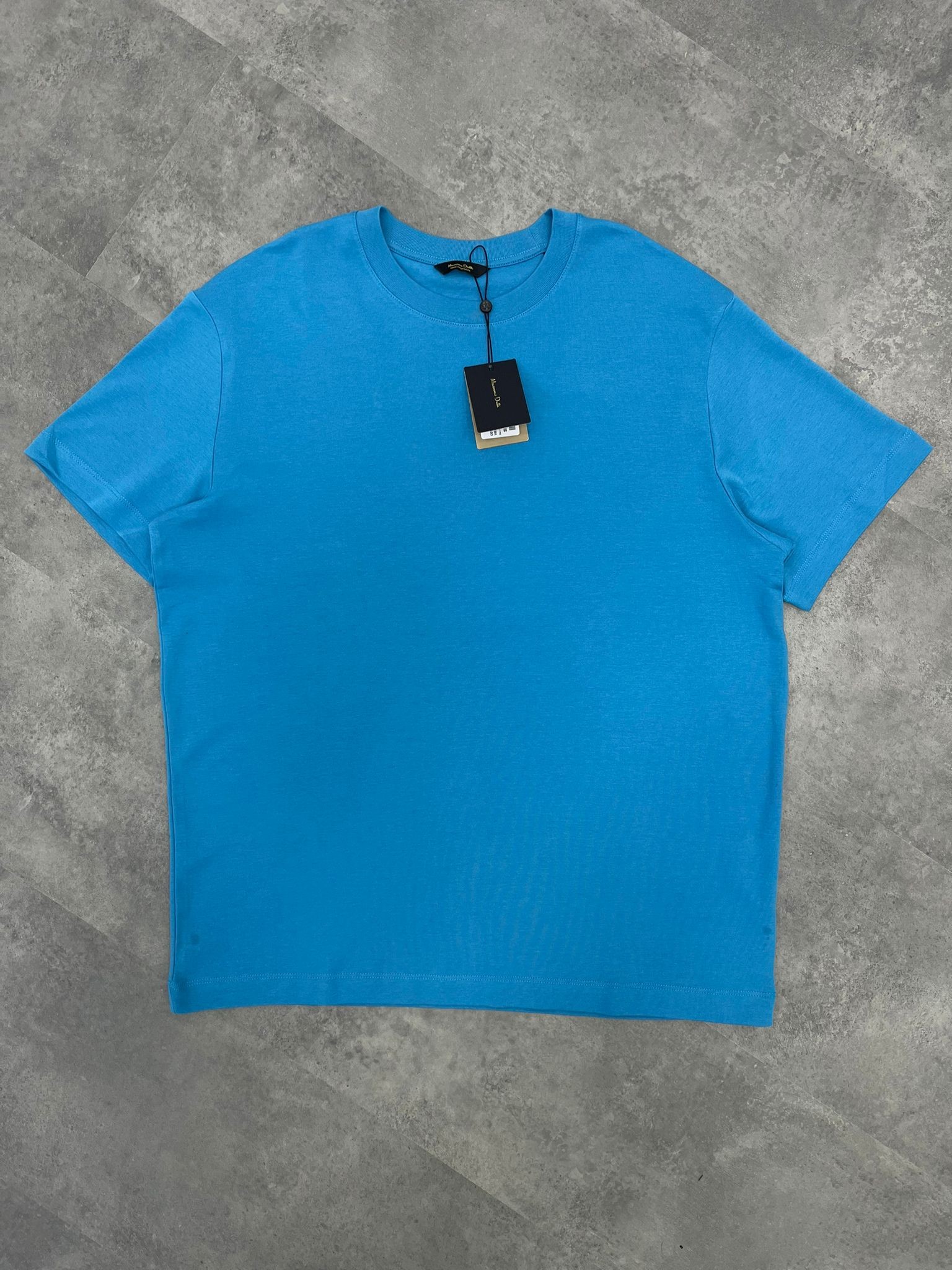 Yeni Sezon Organik Pamuk Blue  Relax Fit T-shirt
