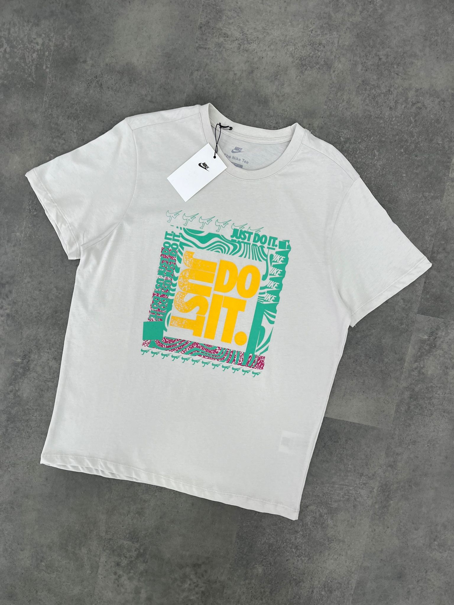 Yeni Sezon Just Do It  Gray T-shirt