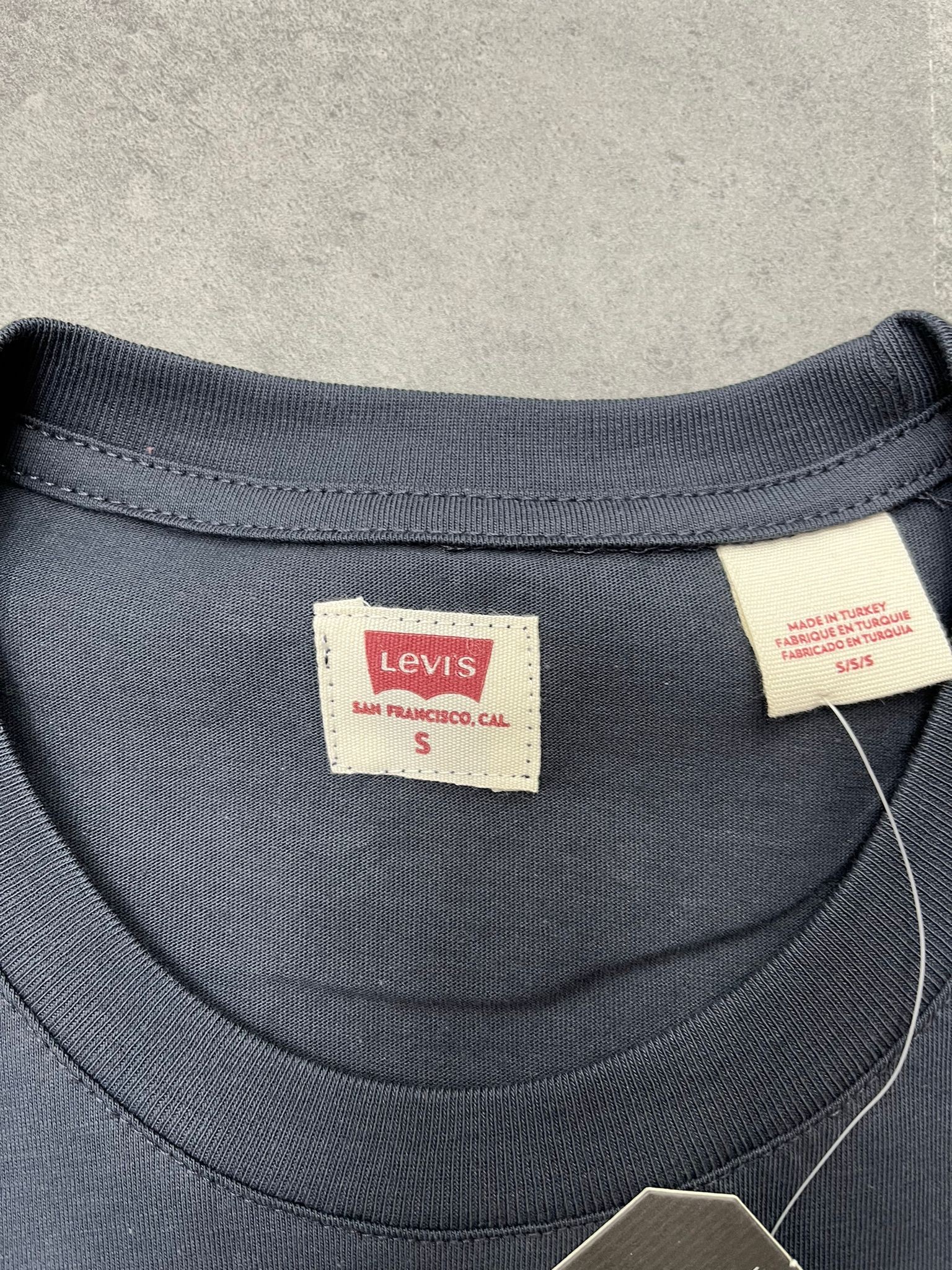 Yeni Sezon Classic Mini Logo Basic Antrasit  T-shirt
