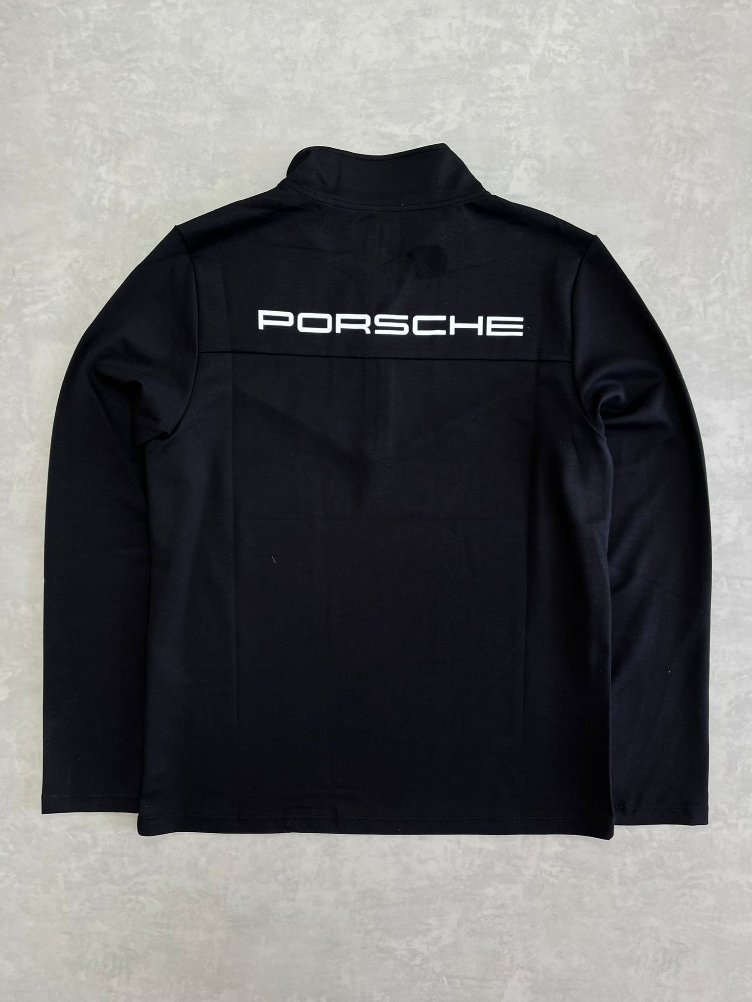 Özel Seri Yarım Fermuarlı Long Sleeve Black T-shirt 