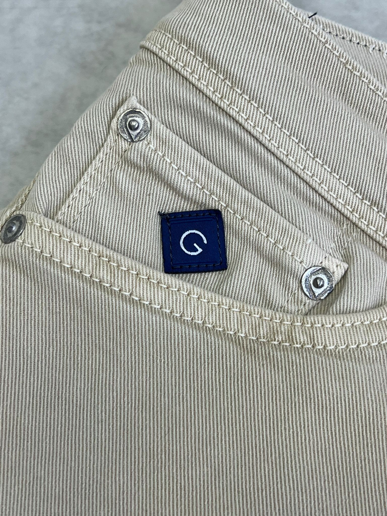 Classic Sports Wear Cream Kot  Pantalon 
