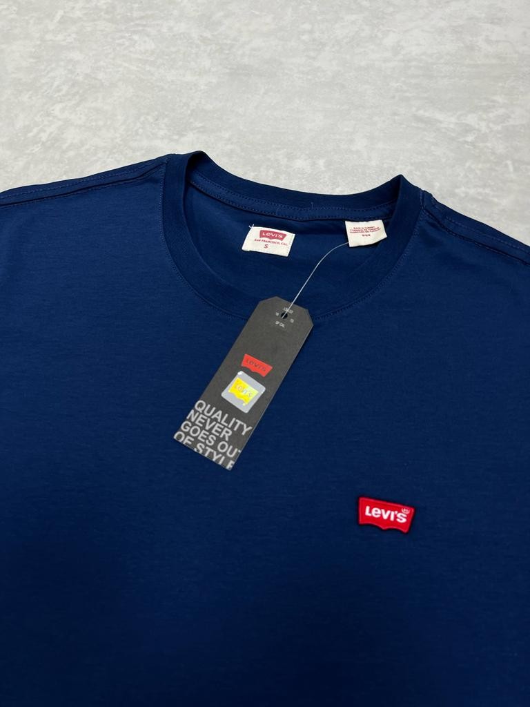 Classic Mini Logo Basic İndigo T-shirt