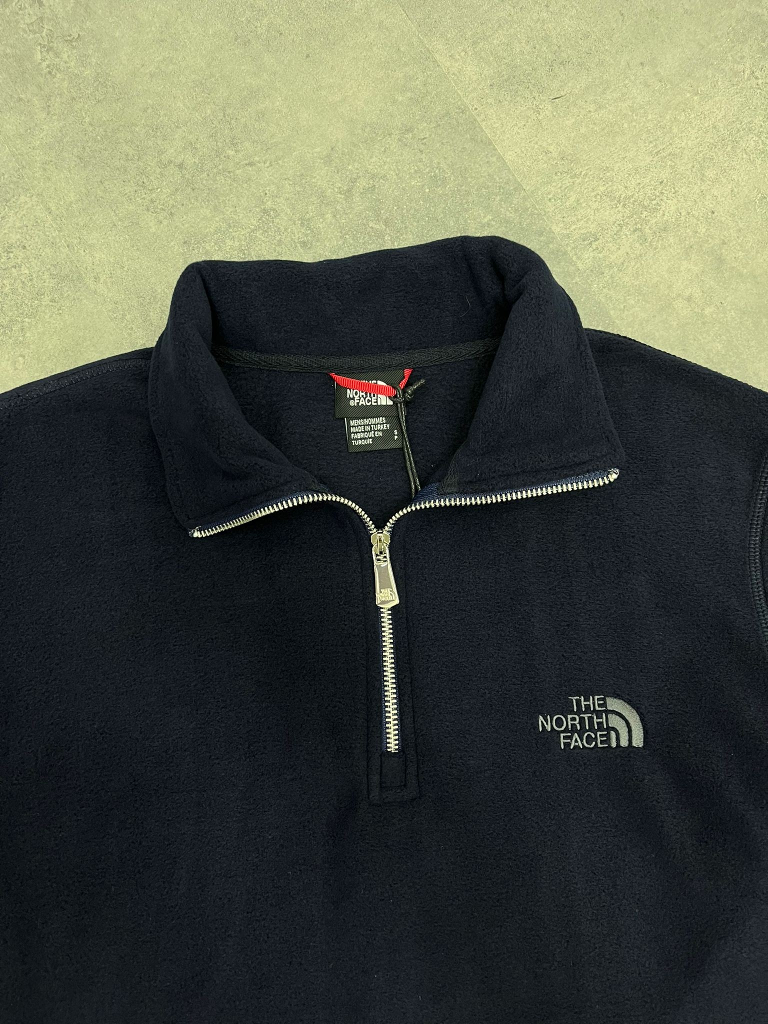 Yeni Sezon Classic Mini Logo  Yarım Fermuarlı Polar