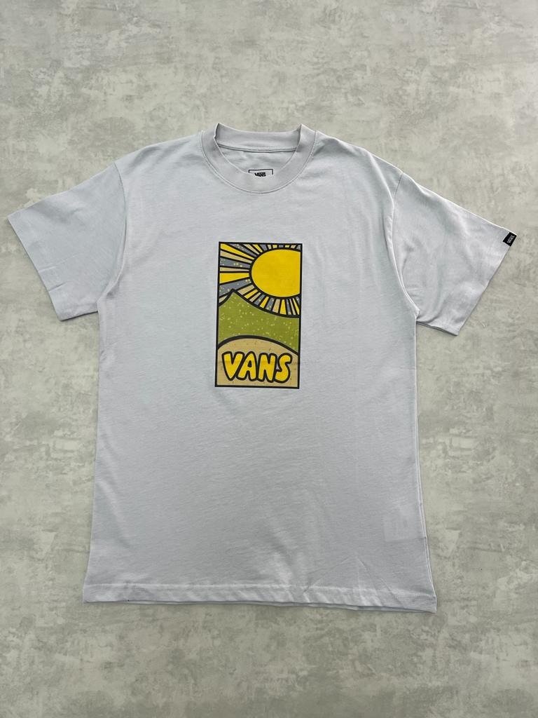 Sunrise Print To Gray T-shirt