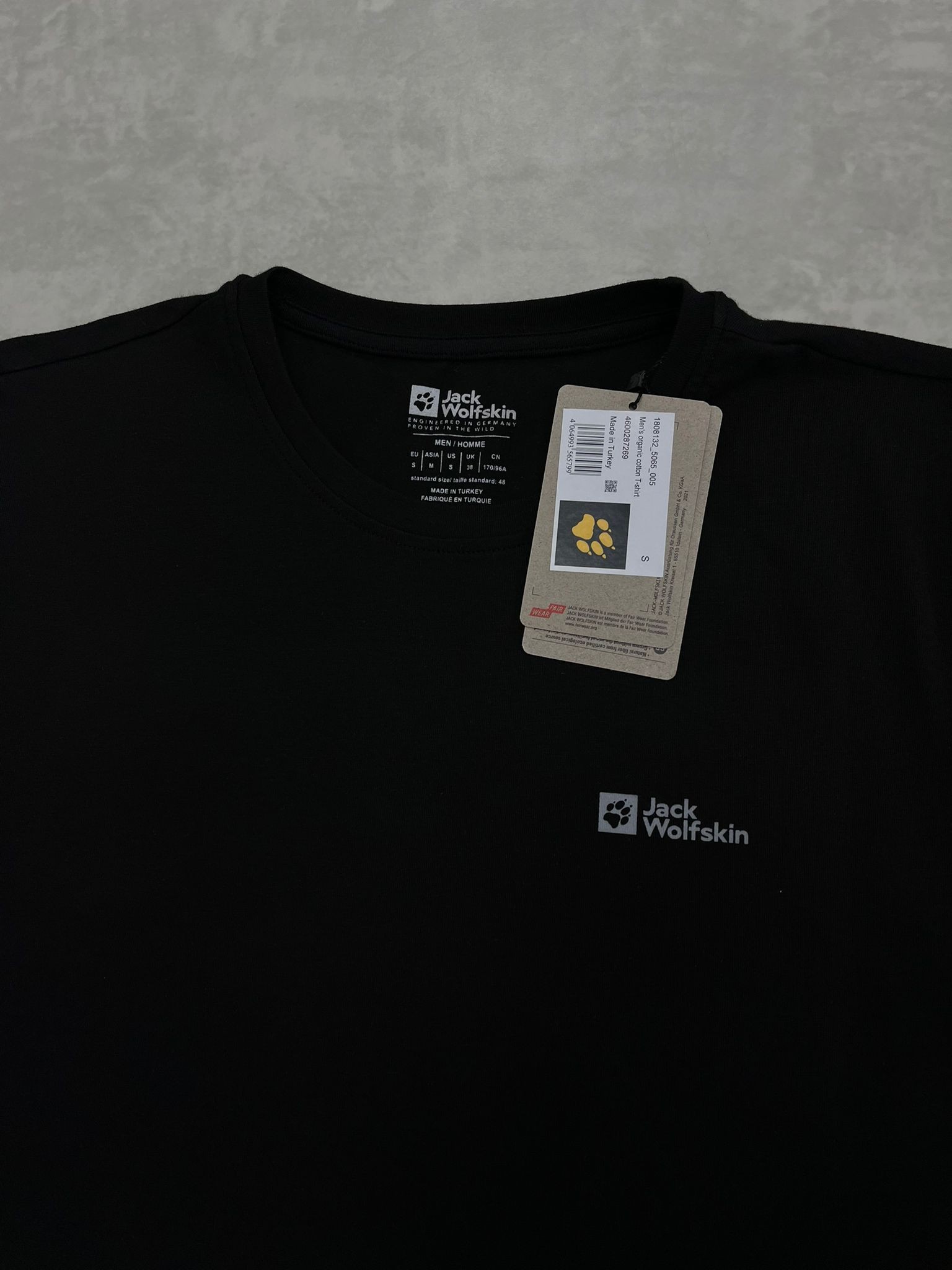 Basic Mini Logo Regular Fit Black T-shirt