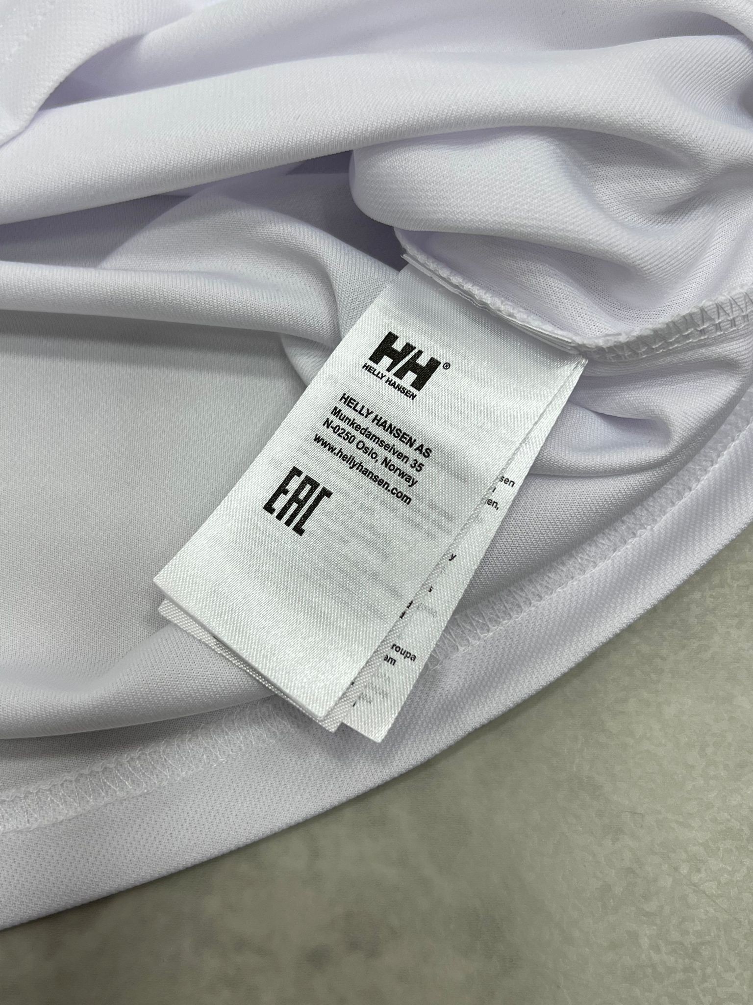 Kol Detaylı Model  Clima Cool (Nefes Alan) Polo Yaka White T-shirt