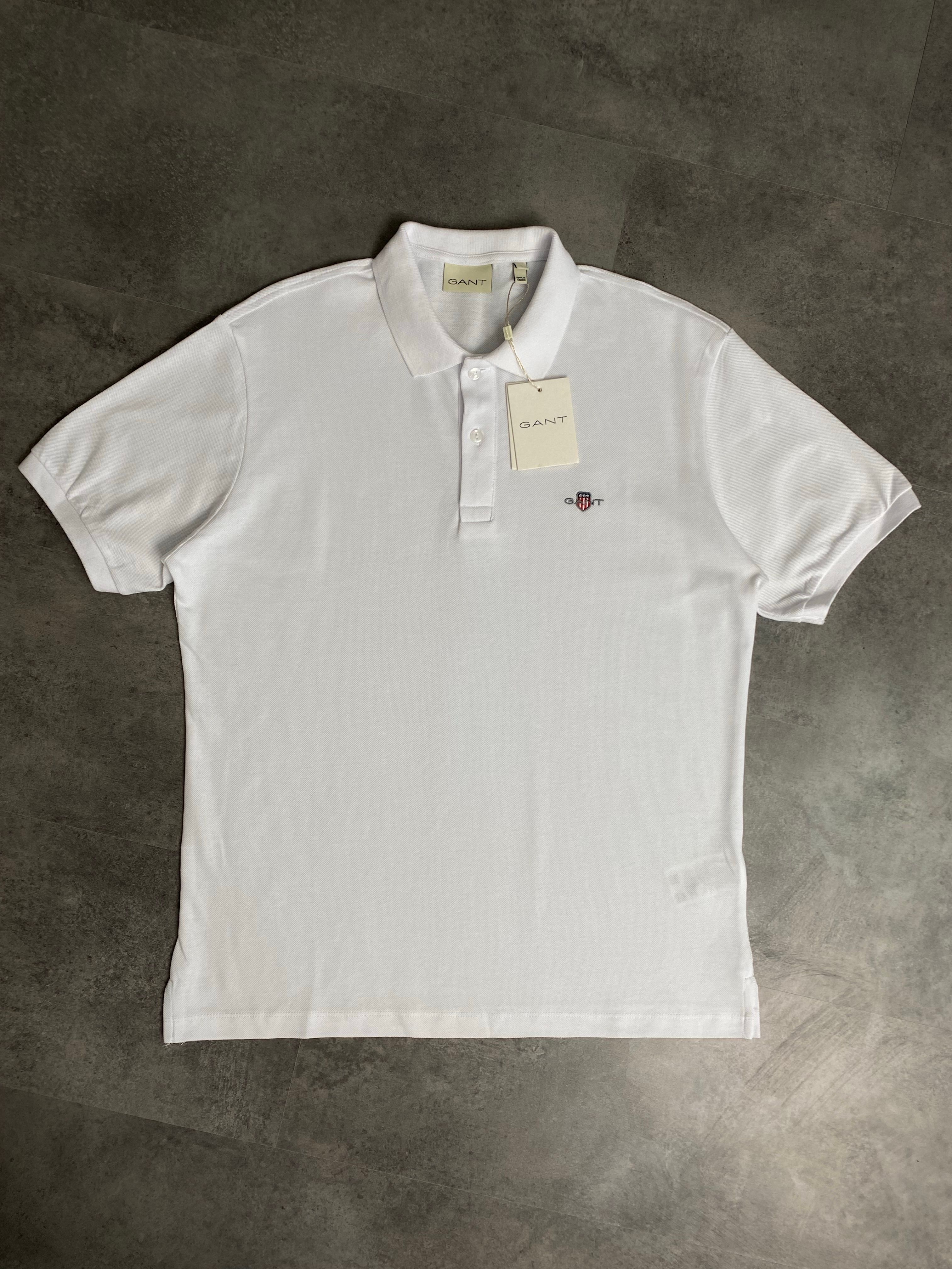 Yeni Sezon Basic Mini Logo Polo Yaka - BEYAZ