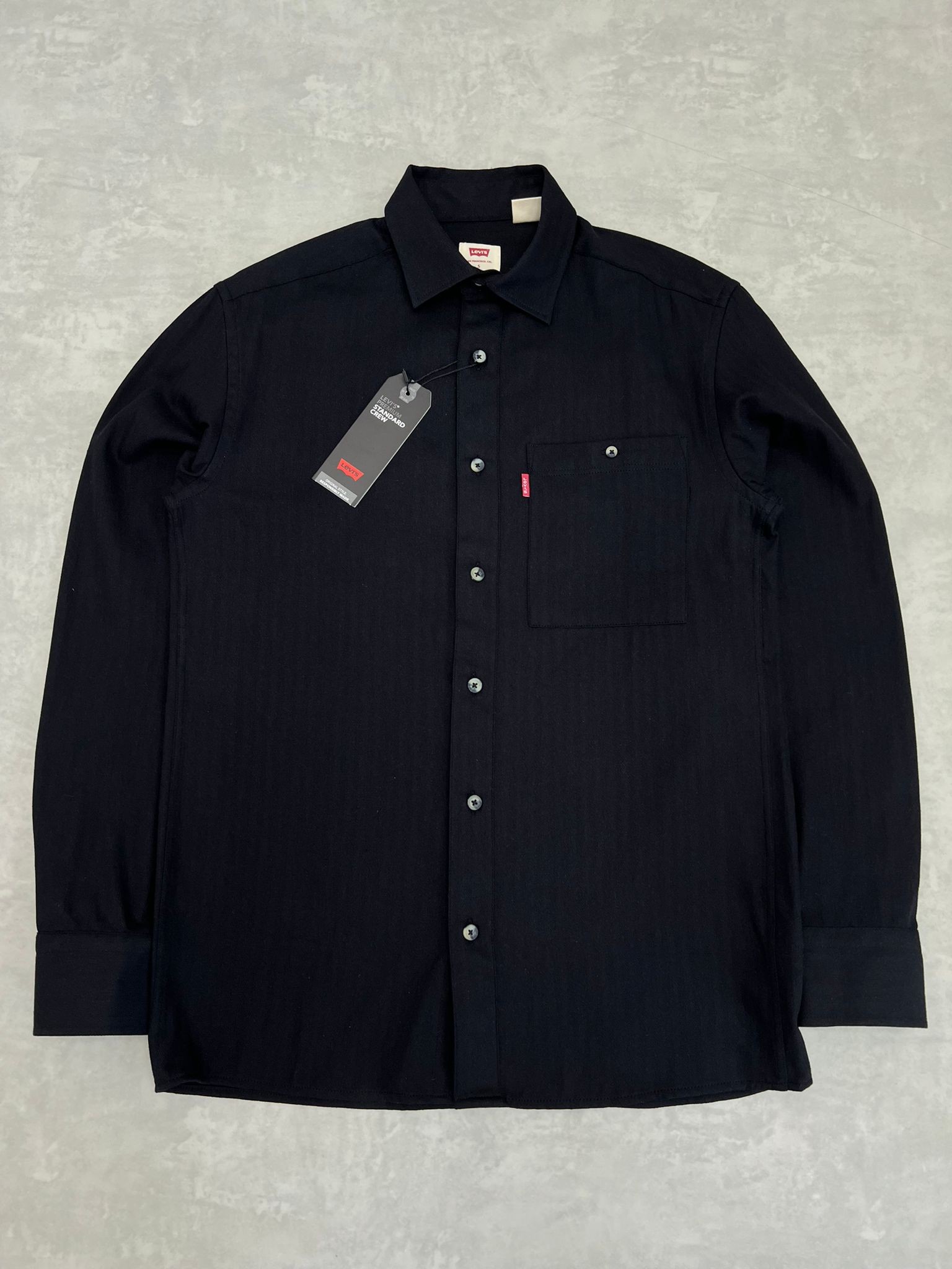 Yeni Sezon Limited Edition Gabardin Black Gömlek