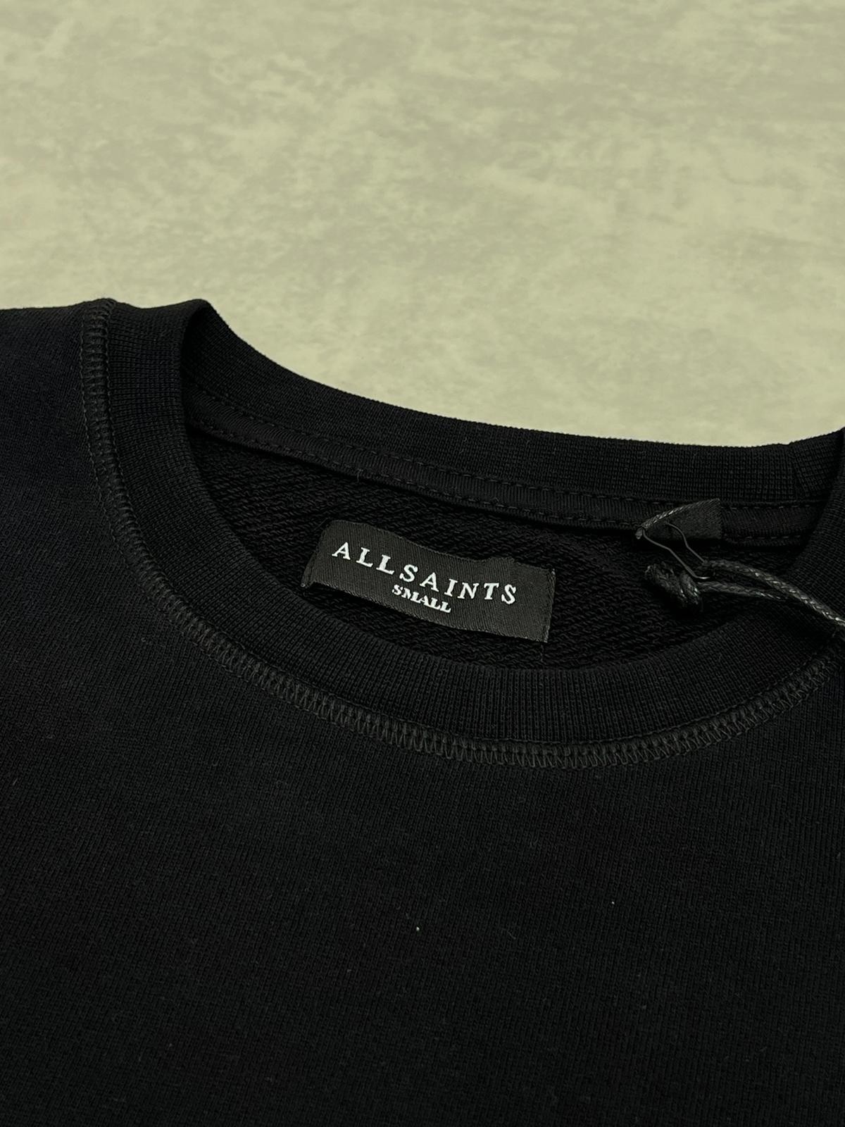Yeni Sezon  Basic Mini Logo Black Sweatshirt