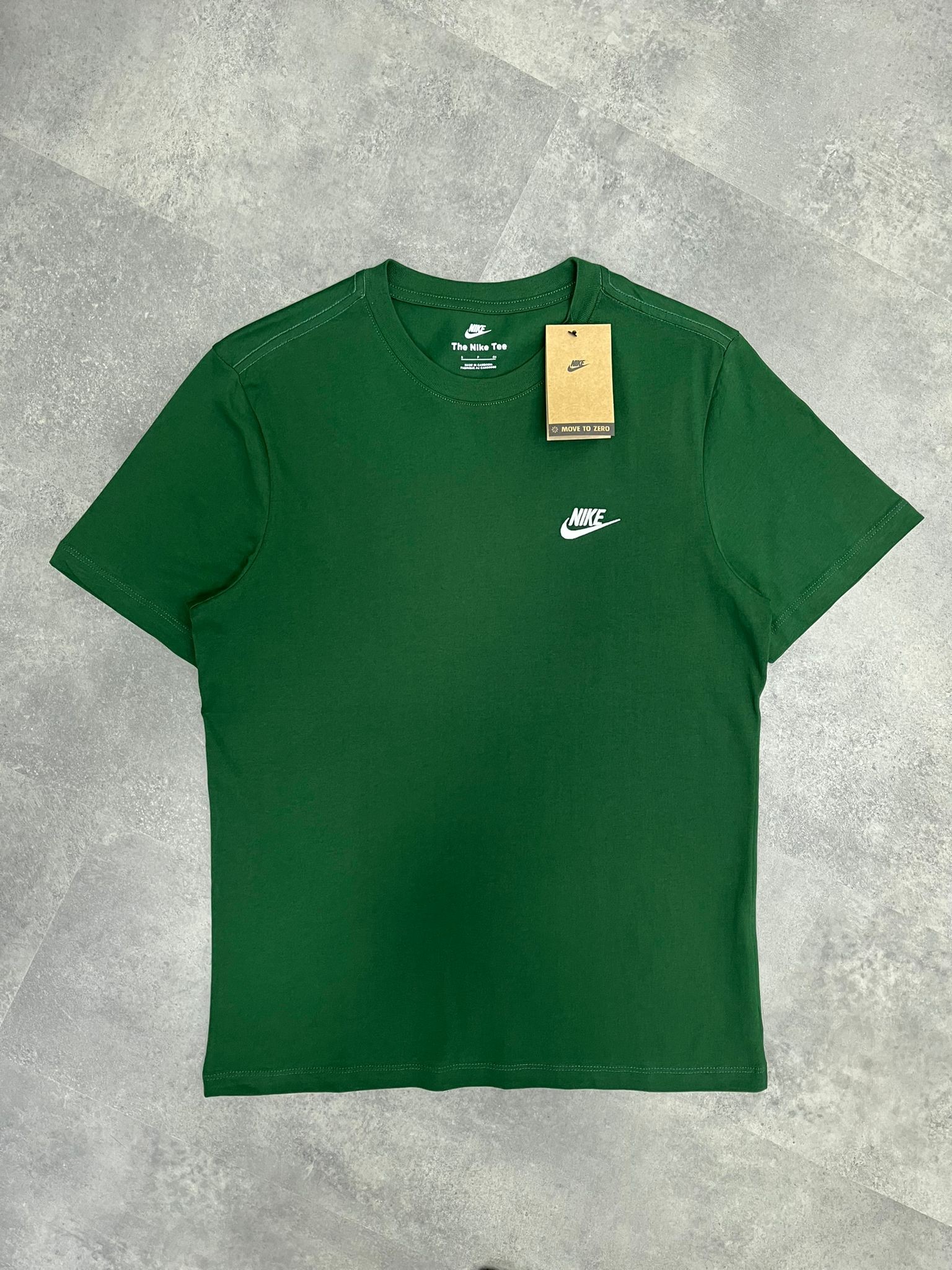 Yeni Sezon Club Basic Mini Logo Green T-shirt