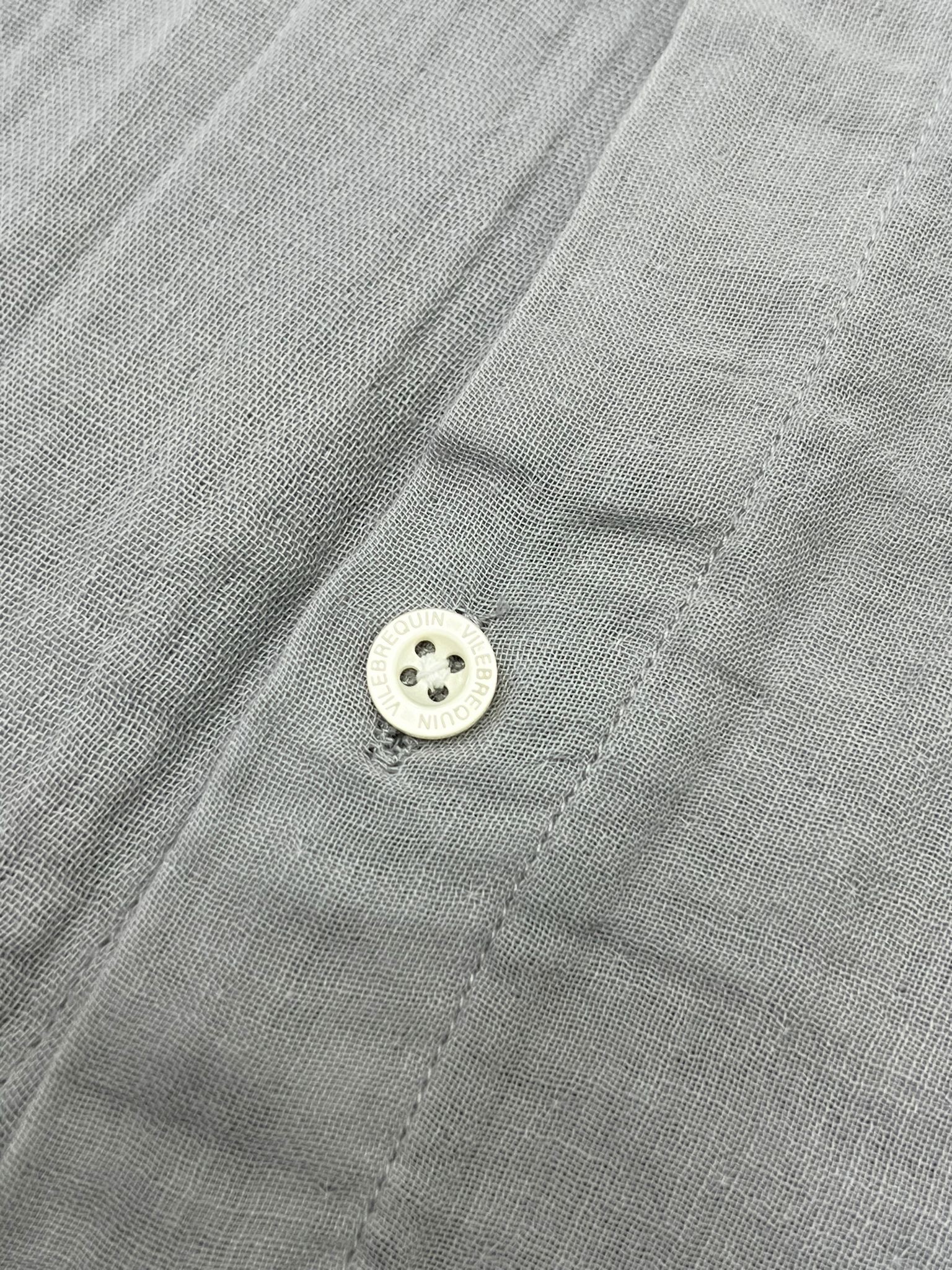 Yeni Sezon Mevsimlik Müslin Light Gray Gömlek
