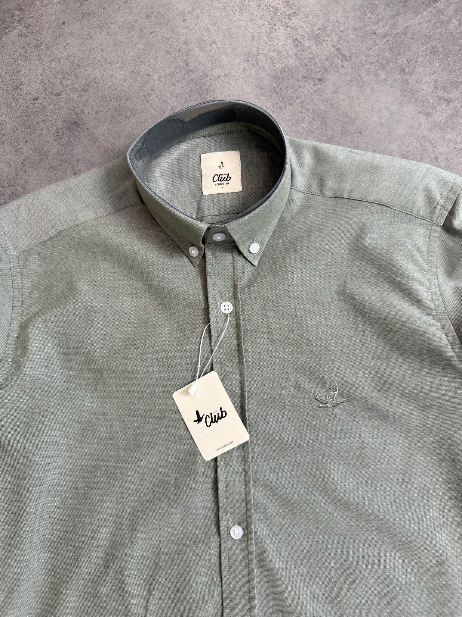 Yeni Sezon Basic Logolu Oxford Gömlek