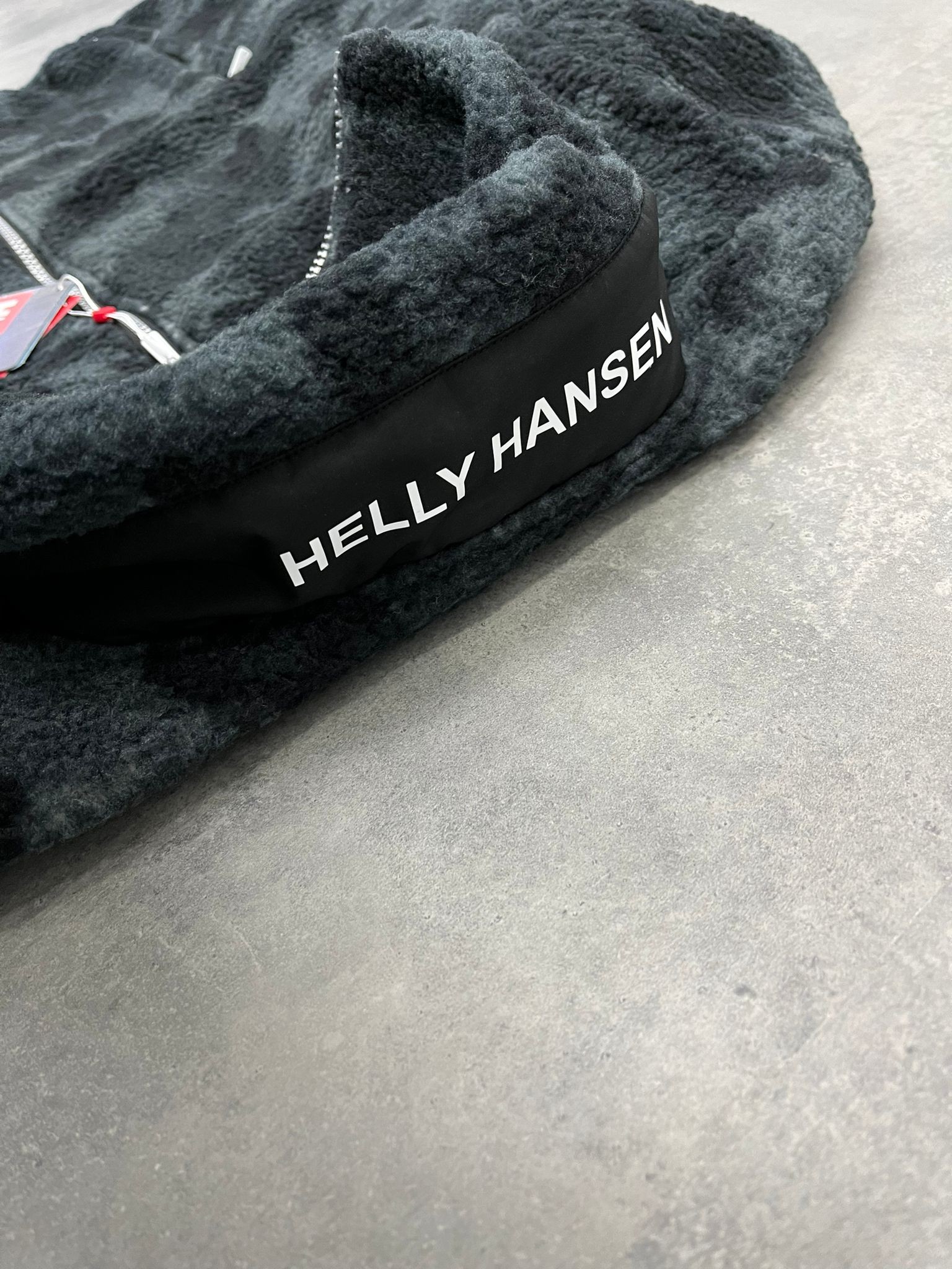 Yeni Sezon Tam Fermuarlı Sherpa Black Ceket