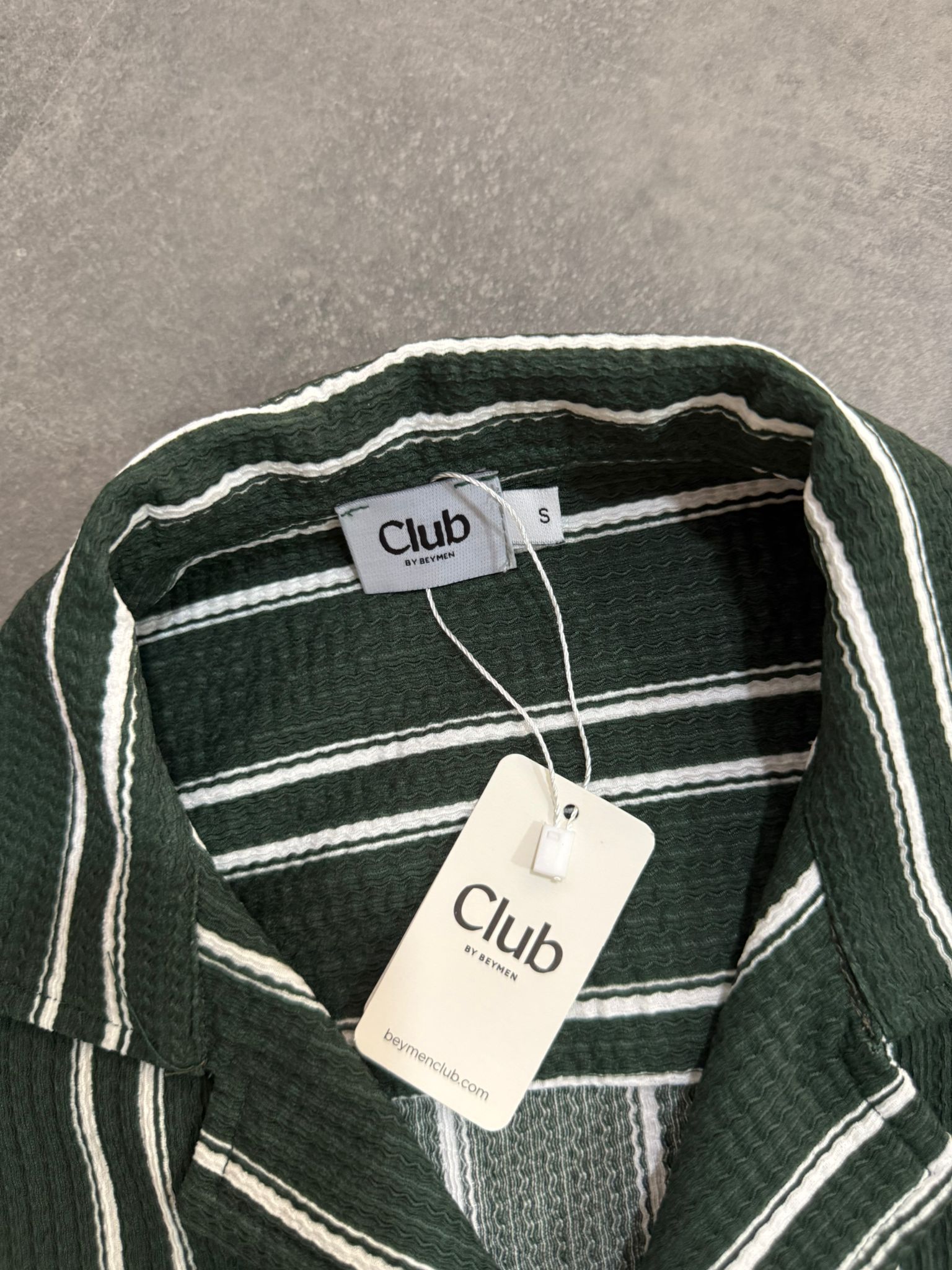 Yeni Sezon Müslin Yazlık Çizgili Kısa Kollu Gömlek