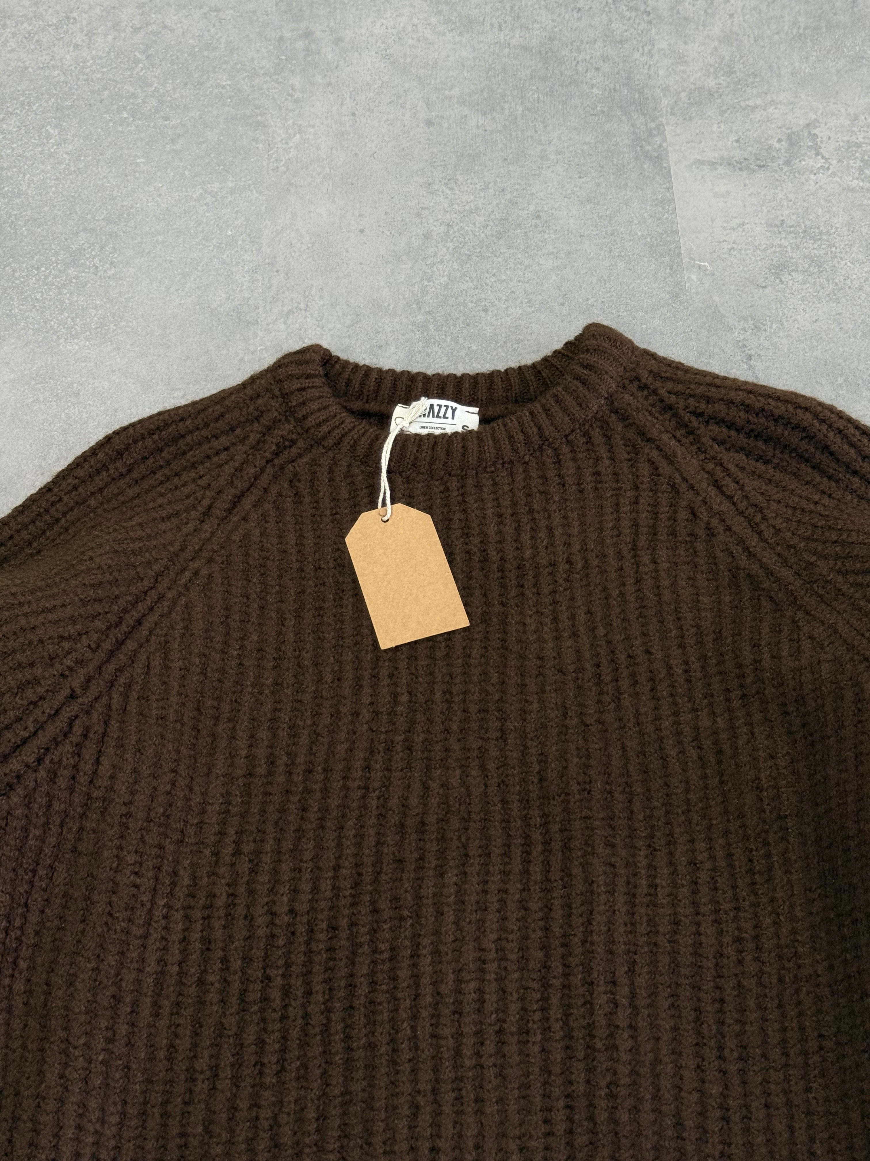 Yeni Sezon Yün Şardonlu Kalın Kazak