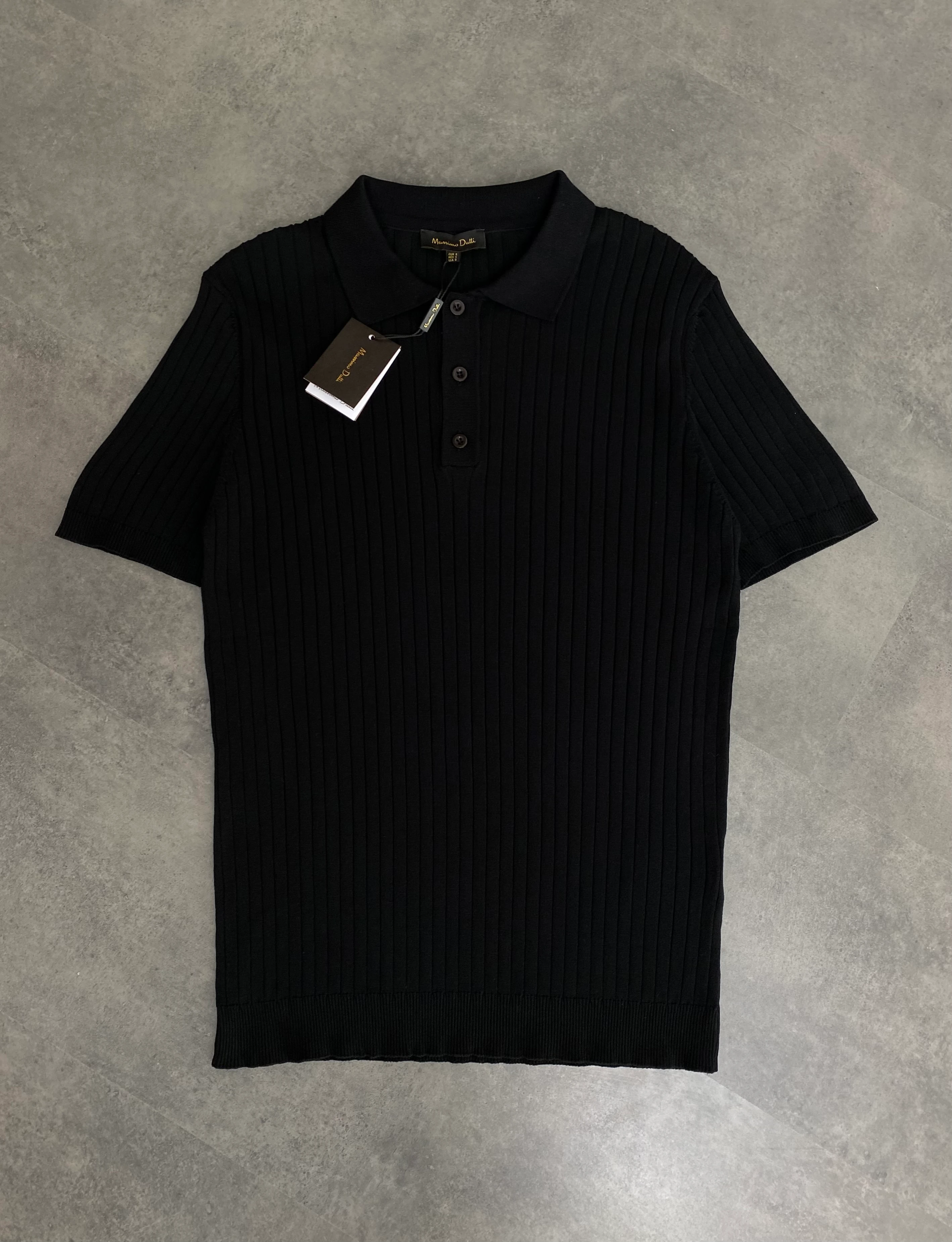 Yeni Sezon Fitilli Düğmeli Triko Polo Yaka