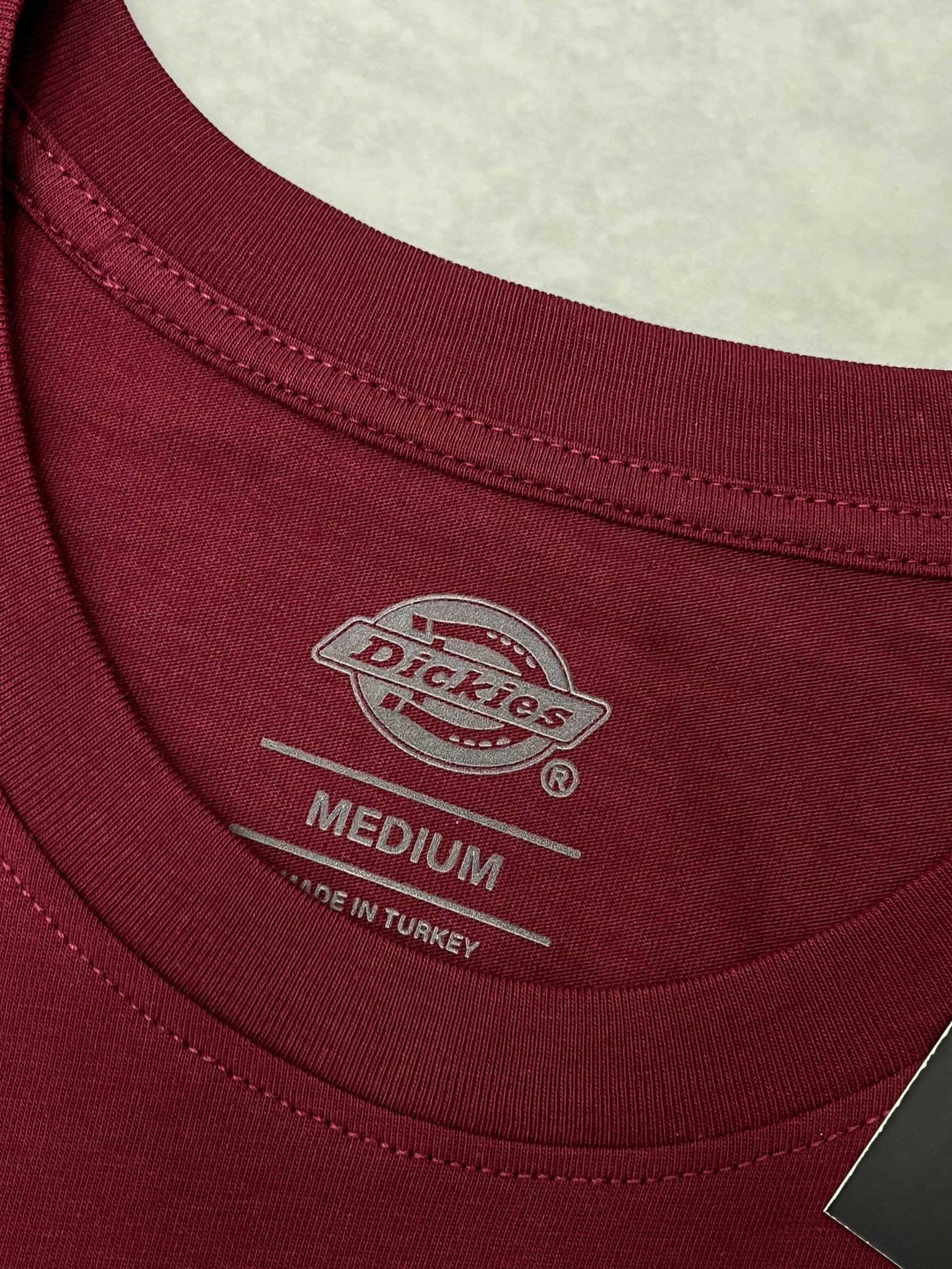 Yeni Sezon Ceast Basic Mini Logo Bordo T-shirt