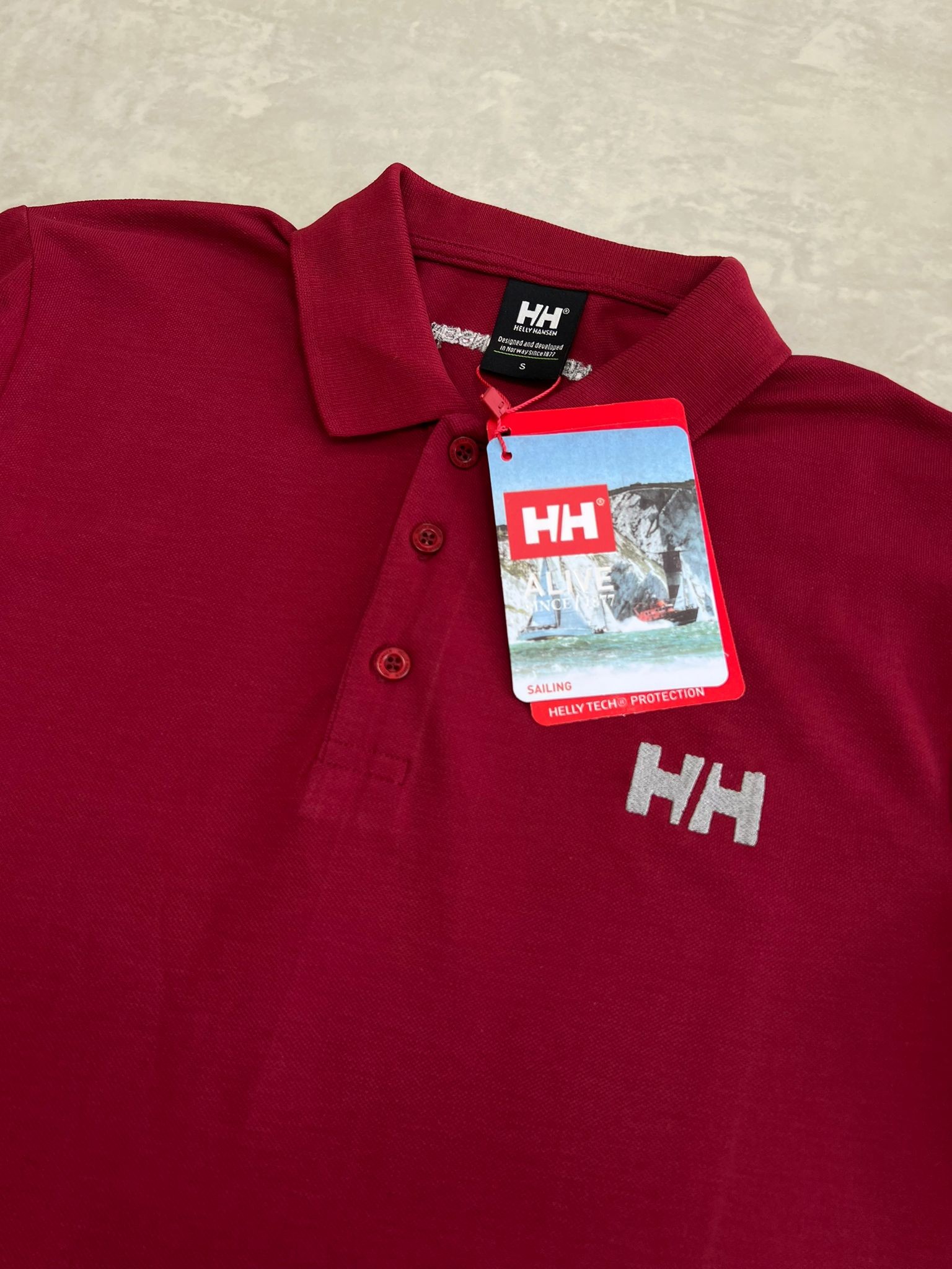 Bordo Slim Fit Classic Logo Polo Yaka T-shirt