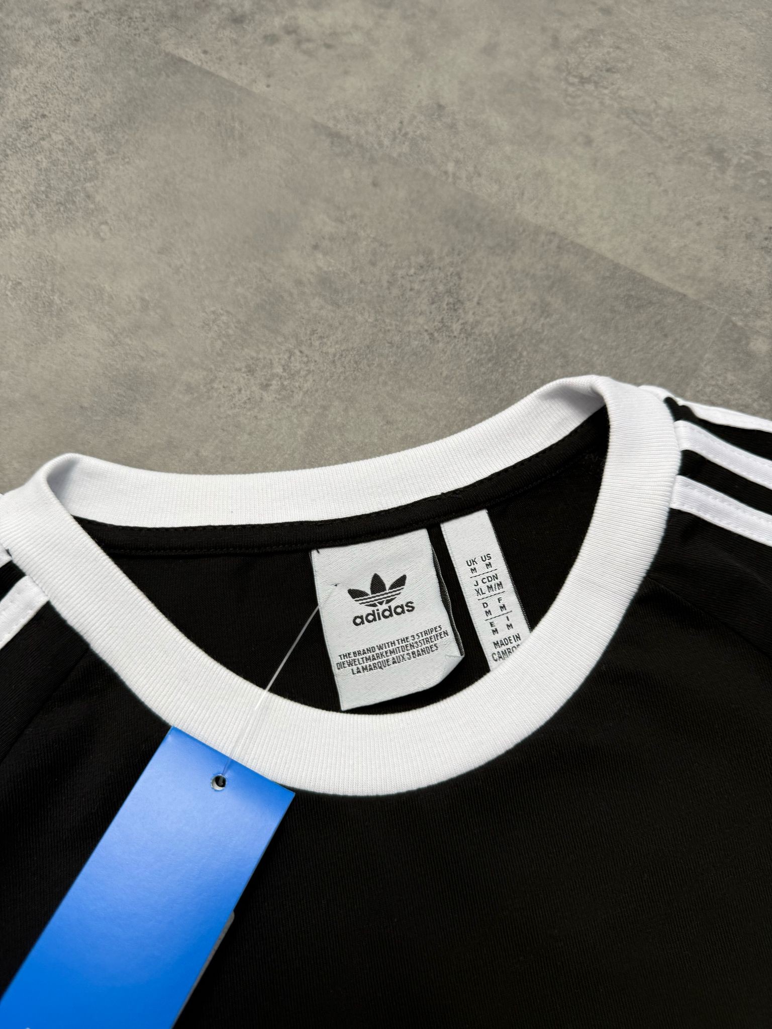 Yeni Sezon Classics 3 Stripes T-shirt - SİYAH