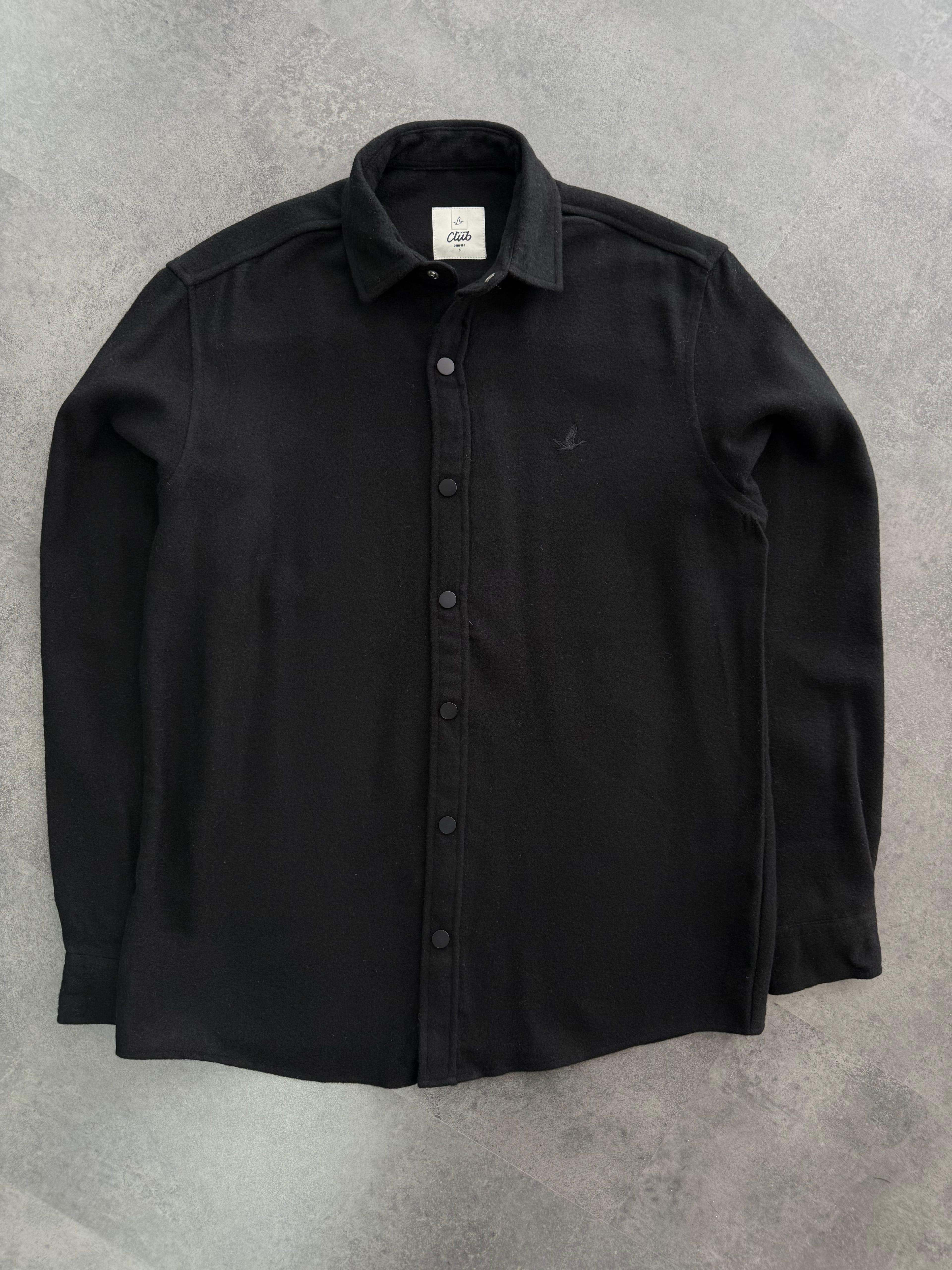 Yeni Sezon Cepli Kalın Oduncu  Gömlek - SİYAH