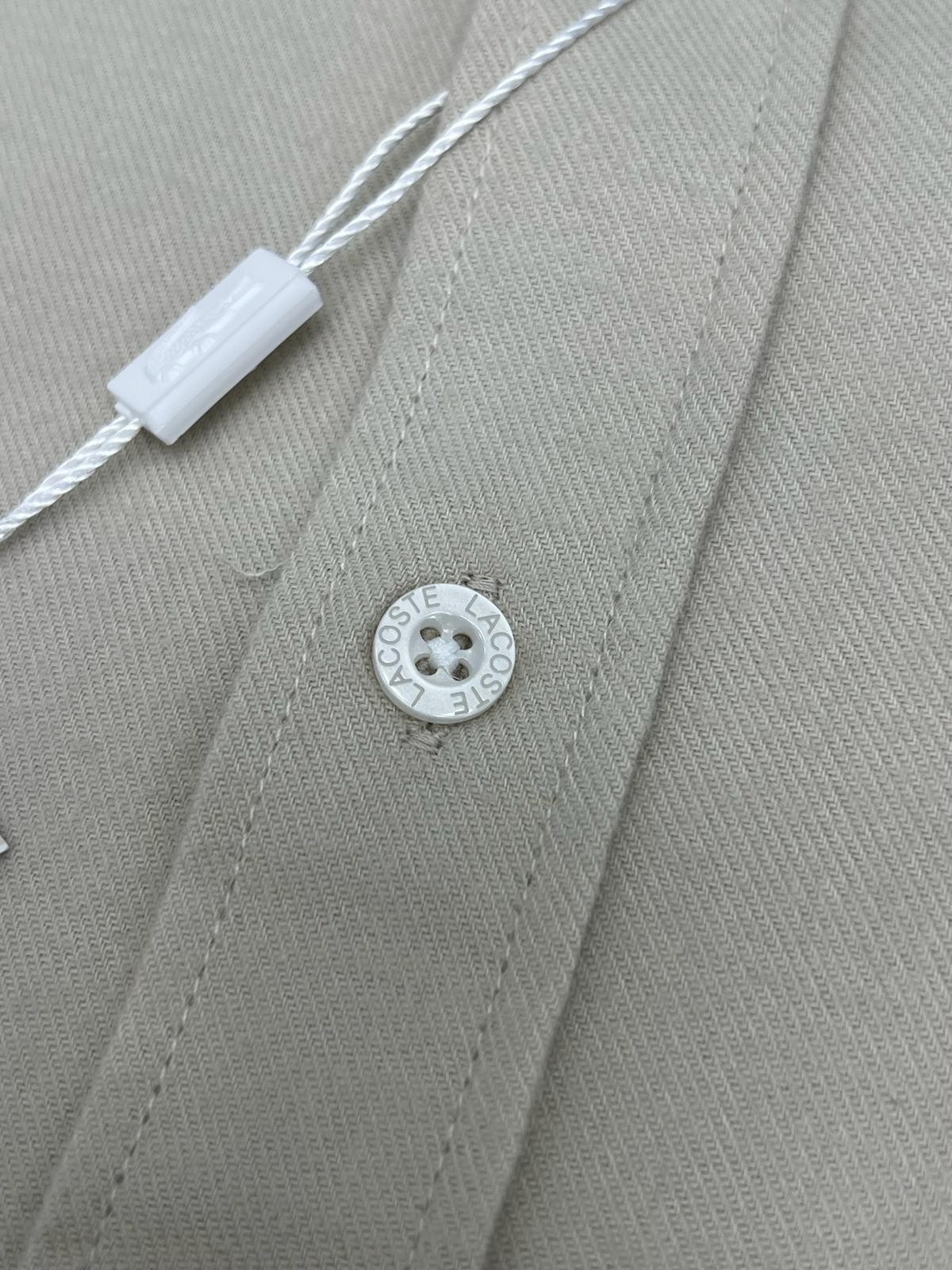 Yeni Sezon Kışlık Basic Mini Logo Classic Cream Gömlek