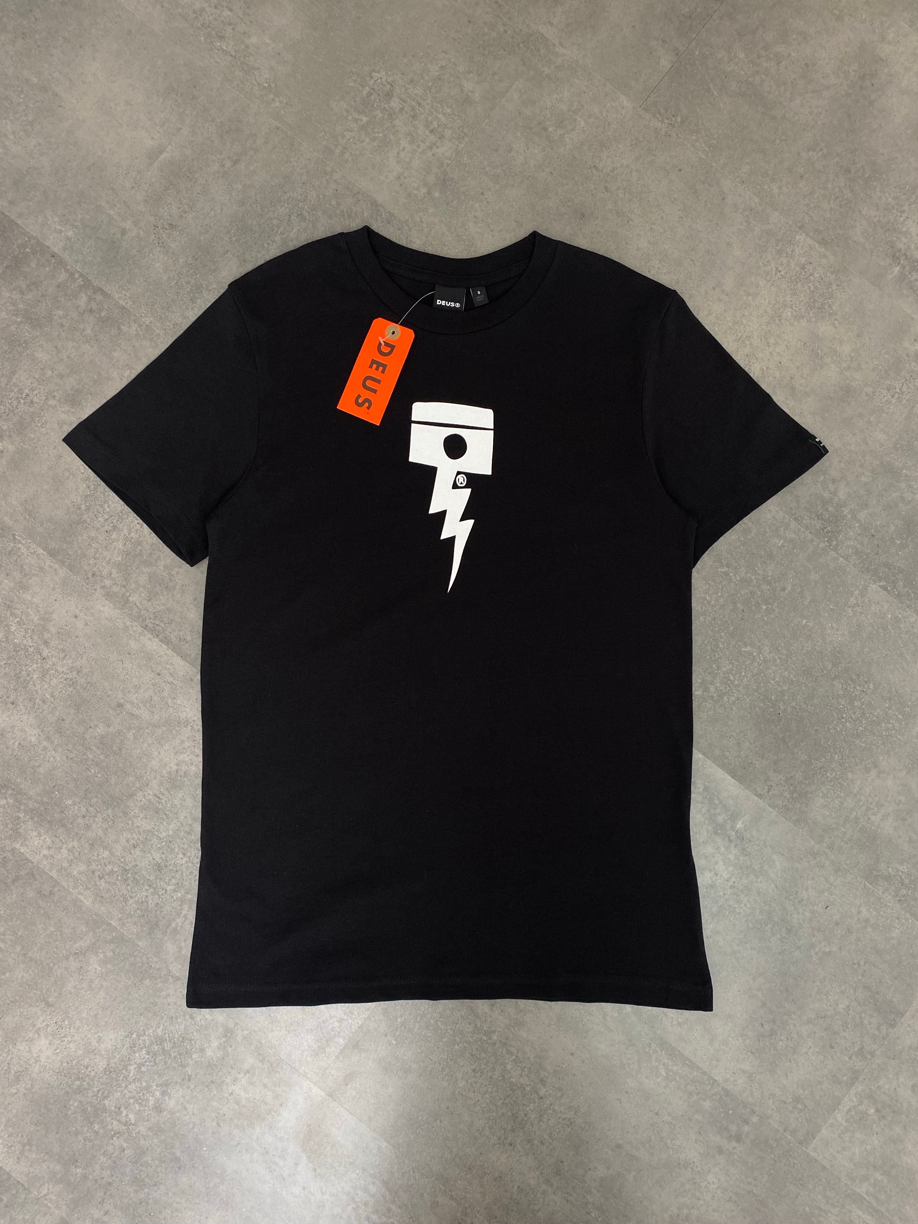 Yeni Sezon Ex Machina Motor Cycles T-shirt - SİYAH