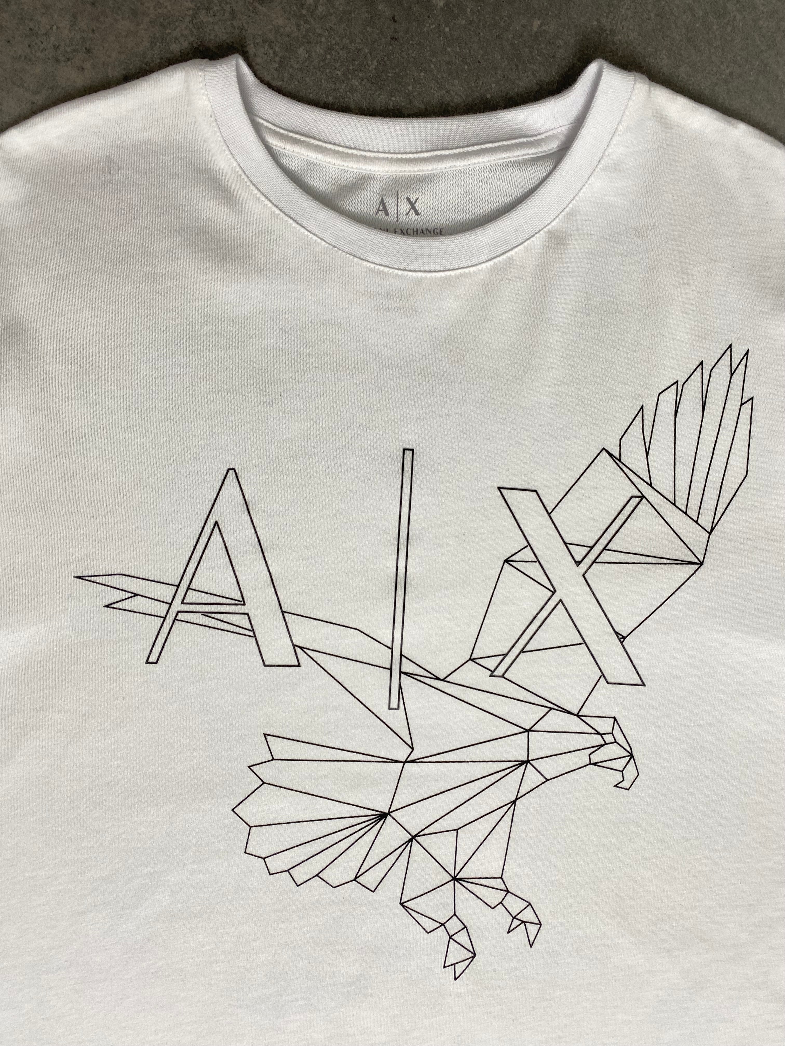 Yeni Sezon Geometric Eagle Premium Icon Logo T-shirt