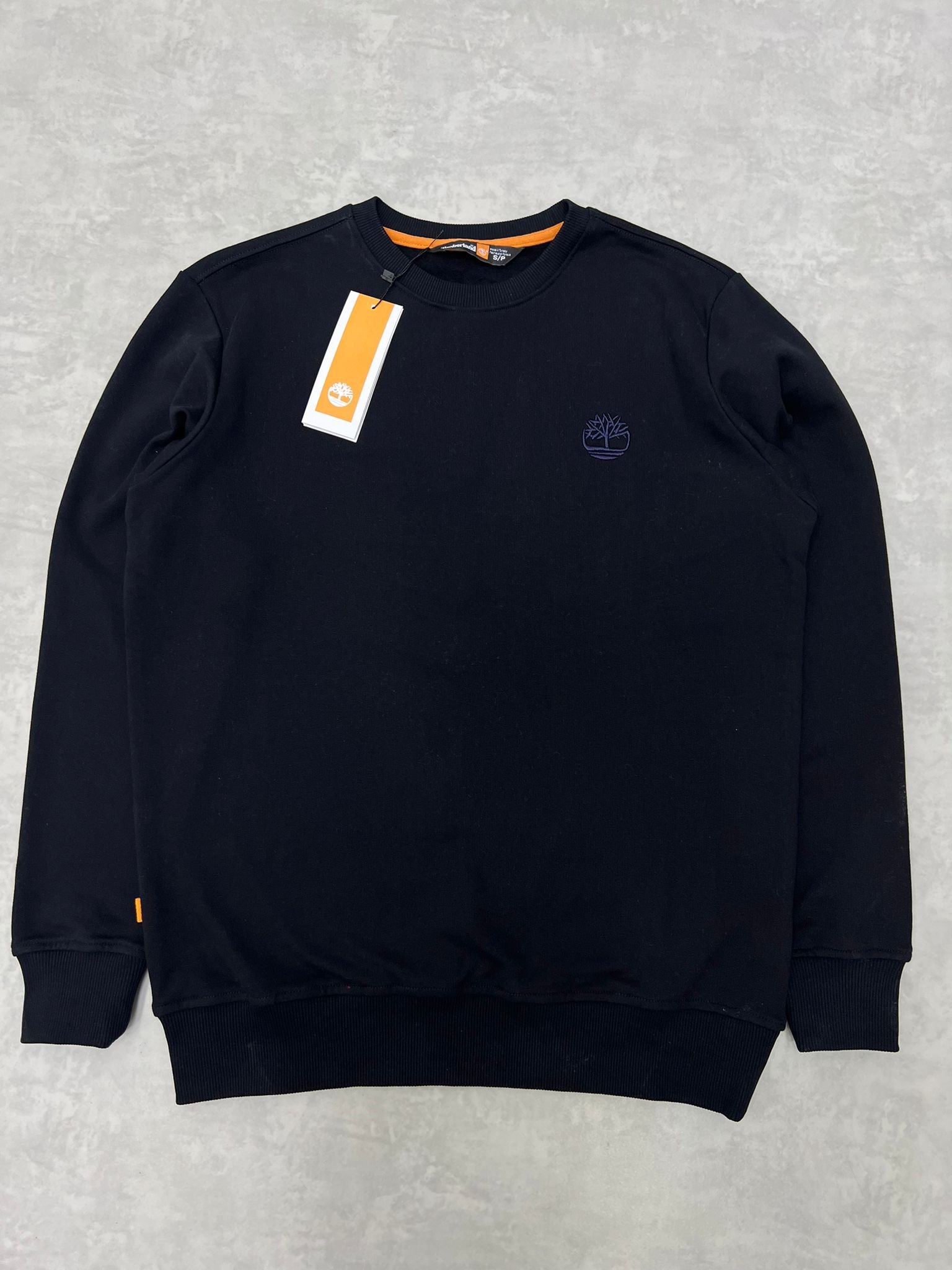Classic Basic Nakış Logo Black Şardonlu  Sweatshirt