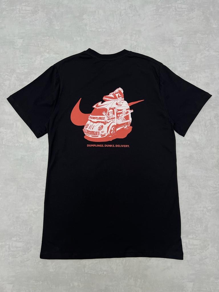 Dumplings Dunks D. Black T-shirt