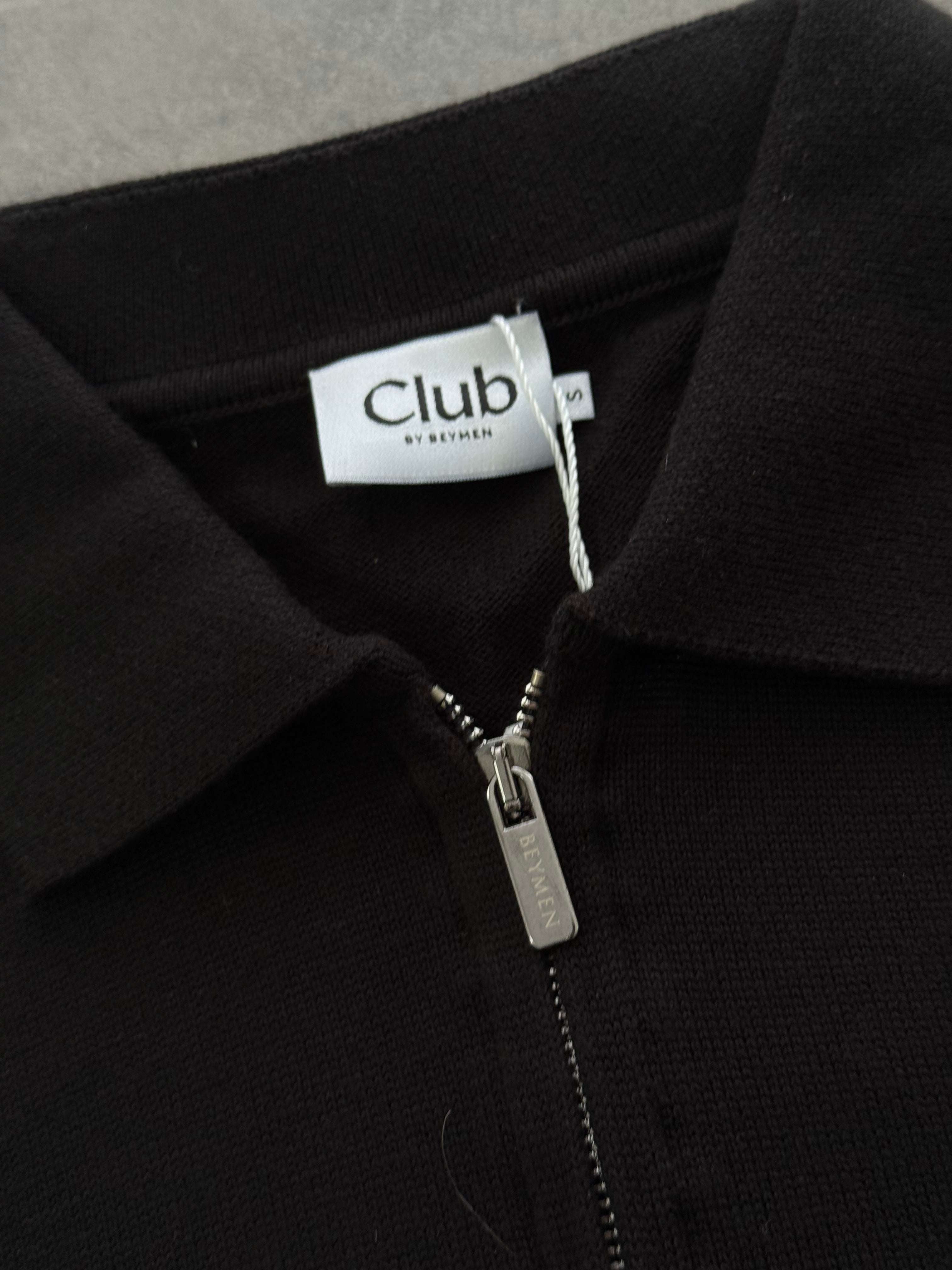 Yeni Sezon Premium Triko Yarım Fermuarlı Sweatshirt