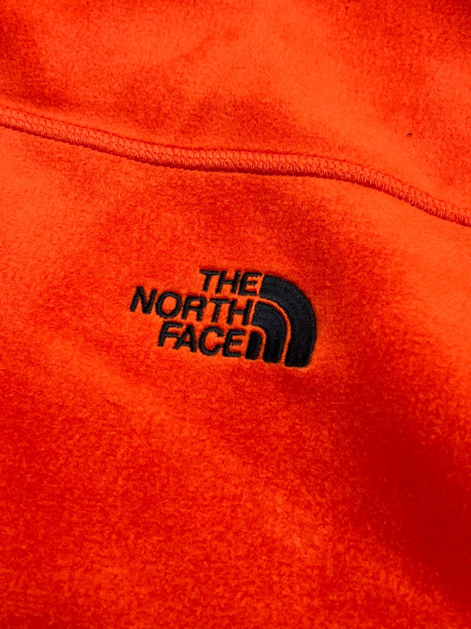 Yarım Fermuarlı Mini Logo Orange Polar