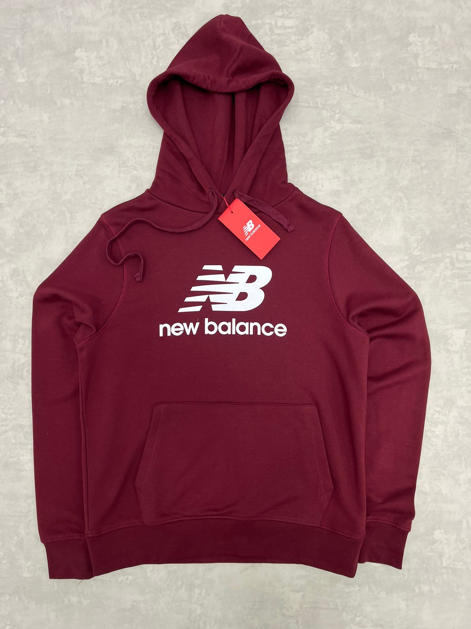 Mid Essential İcon Logo Bordo Sweatshirt