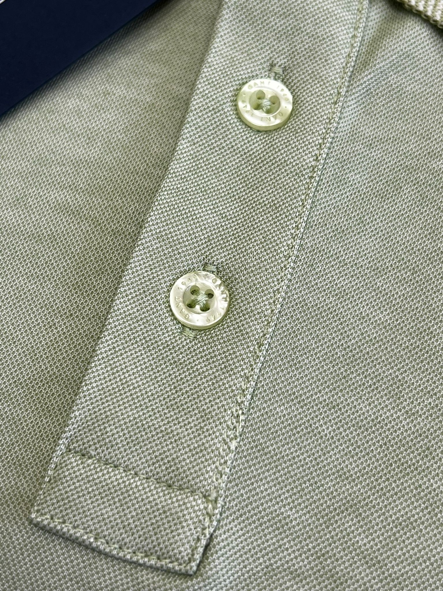 Merserize Kumaş Water Green Basic Polo Yaka T-shirt