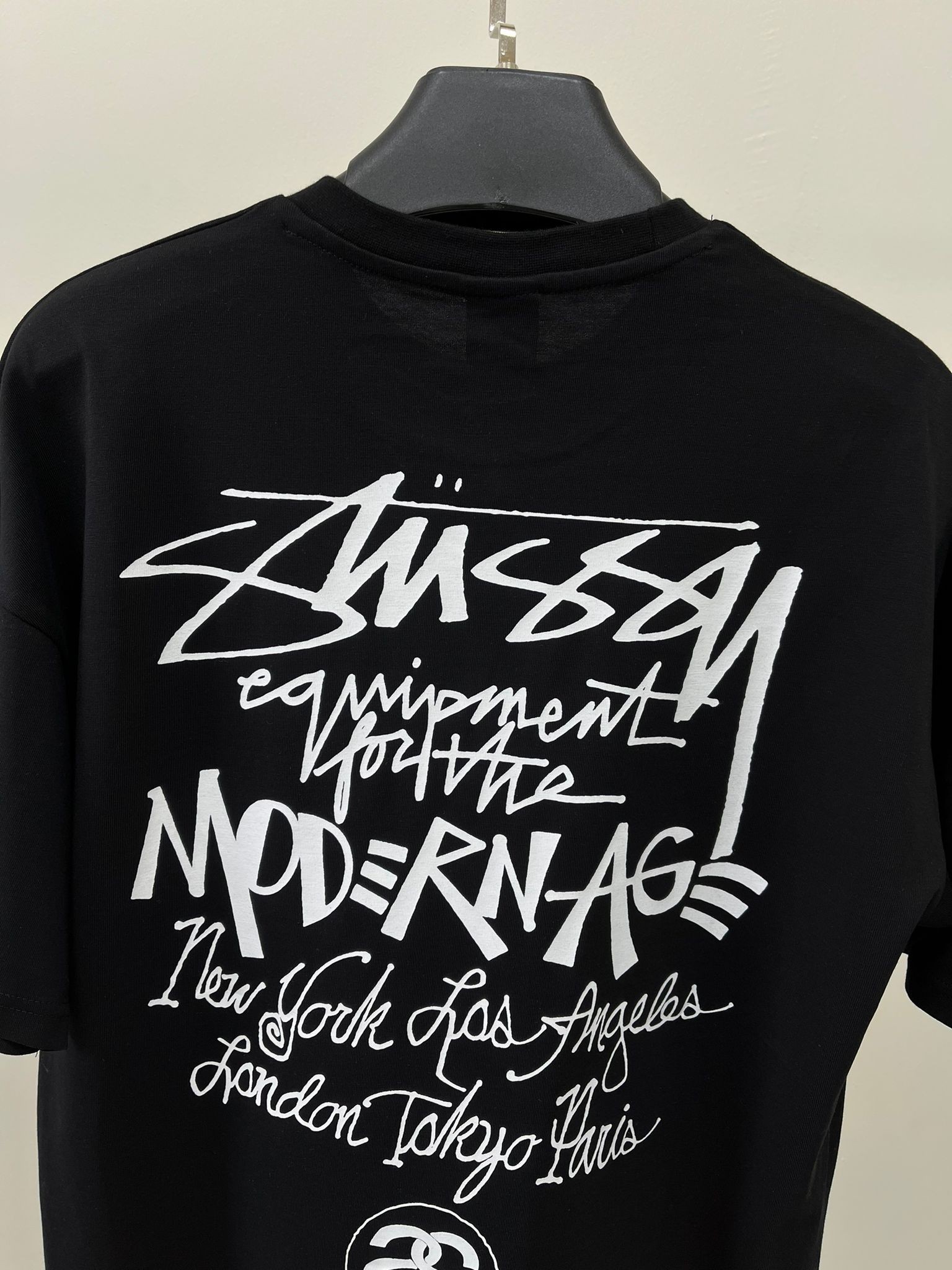 Stussy Modern Age Tee Oversize Black T-shirt