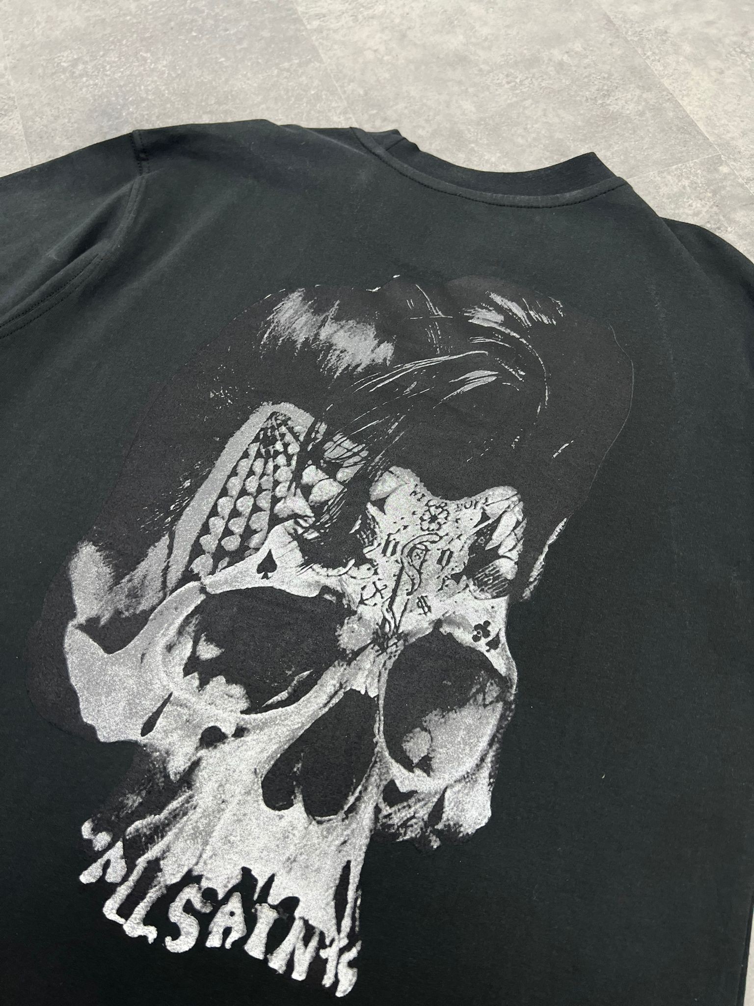 Yeni Sezon Devil Skull Antrasit T-shirt