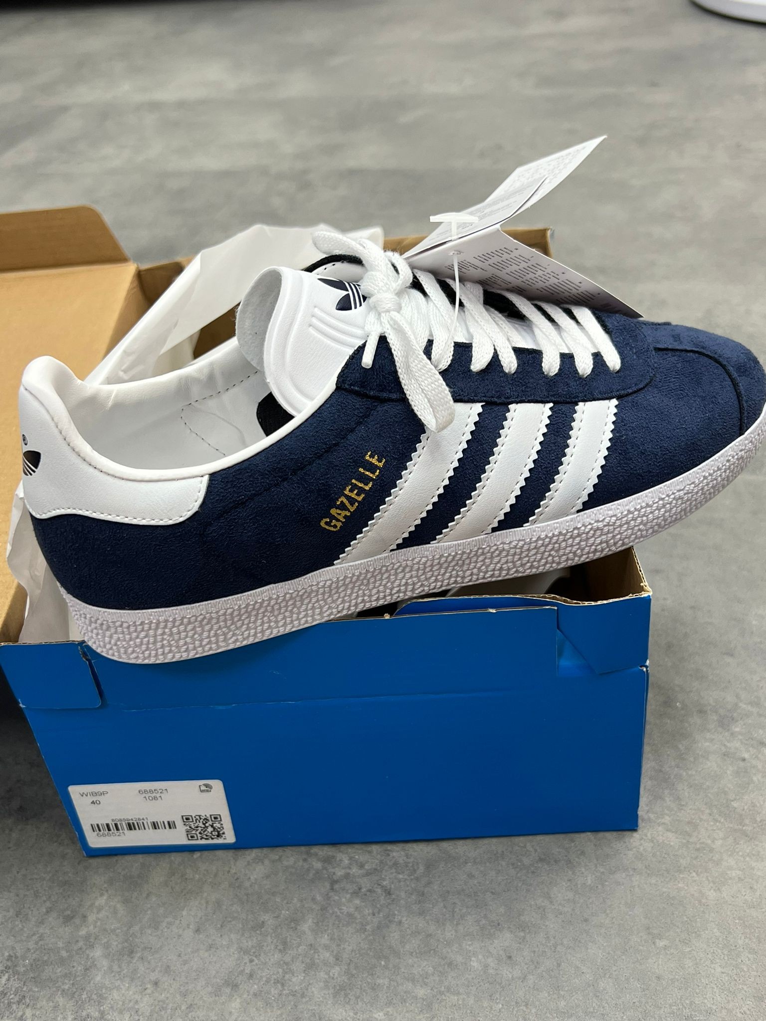 Yeni Sezon Gazelle Navy Blue  Erkek Sneaker 