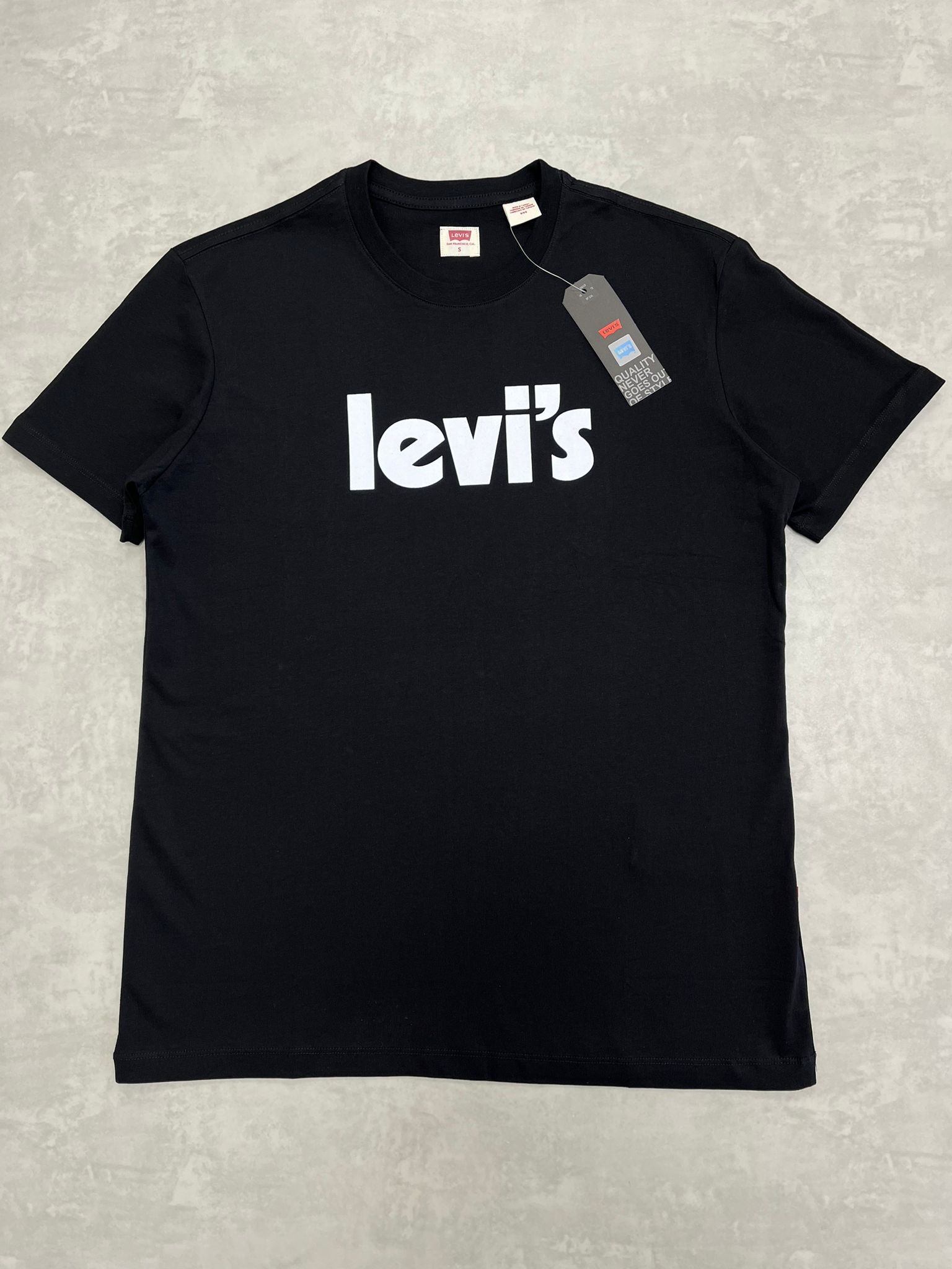 Mid Icon Logo Basic Siyah T-shirt