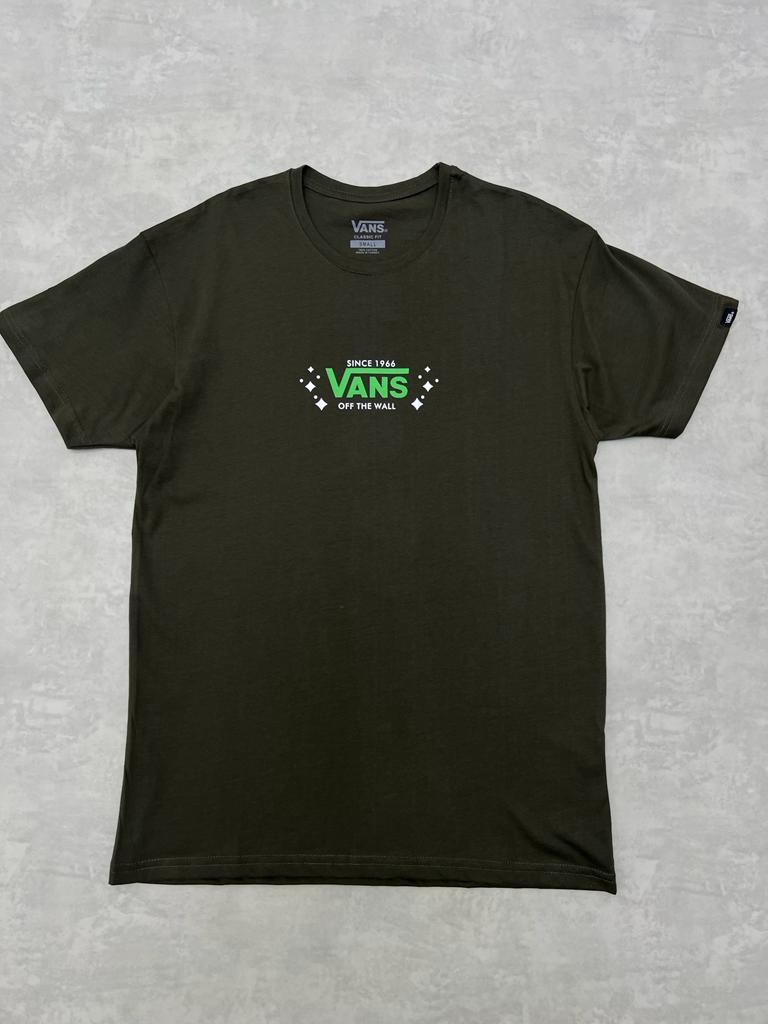 Haki T-shirt With Tell A Friend! On The Back