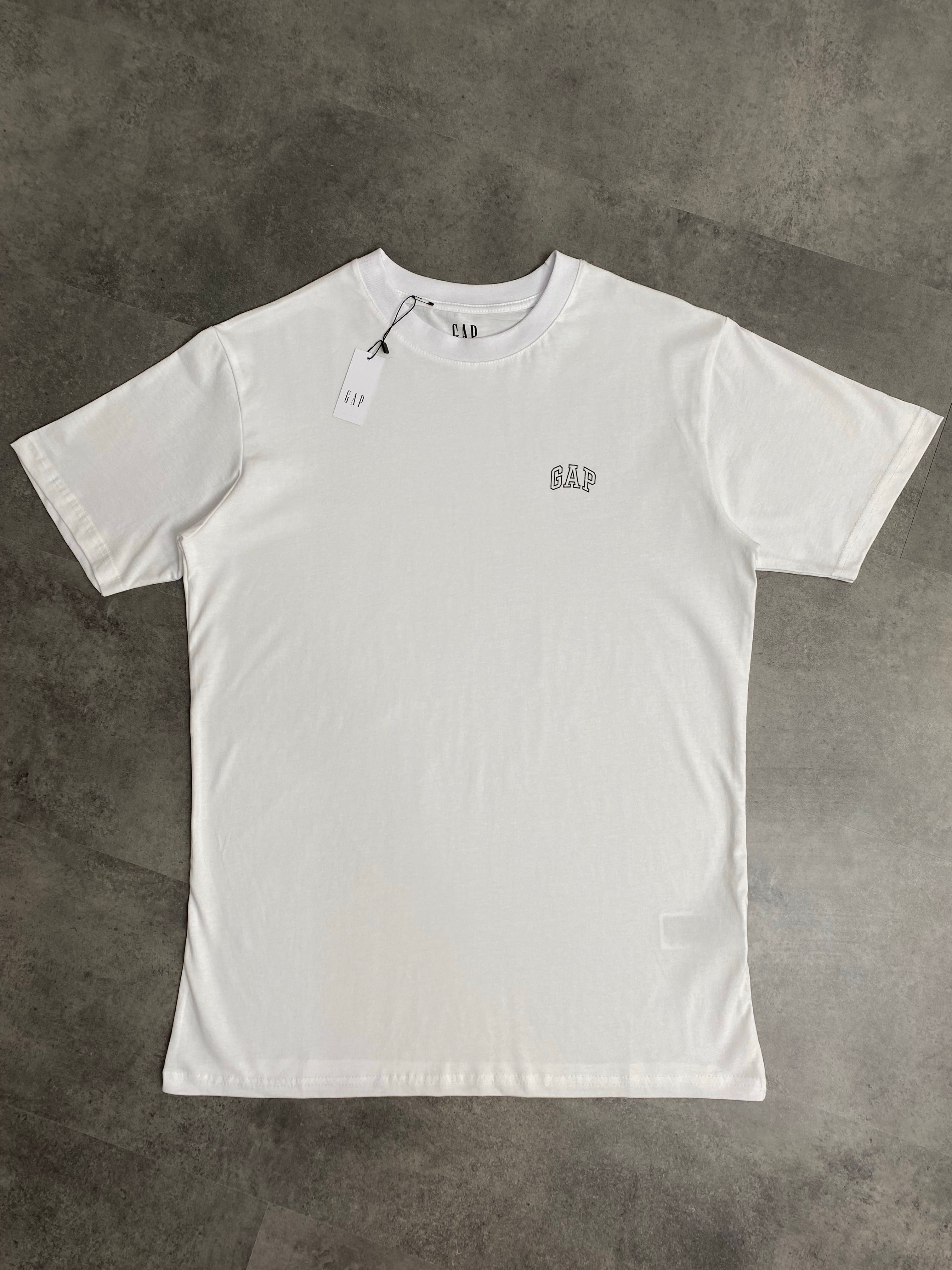 Yeni Sezon Basic Classic Logo T-shirt - BEYAZ