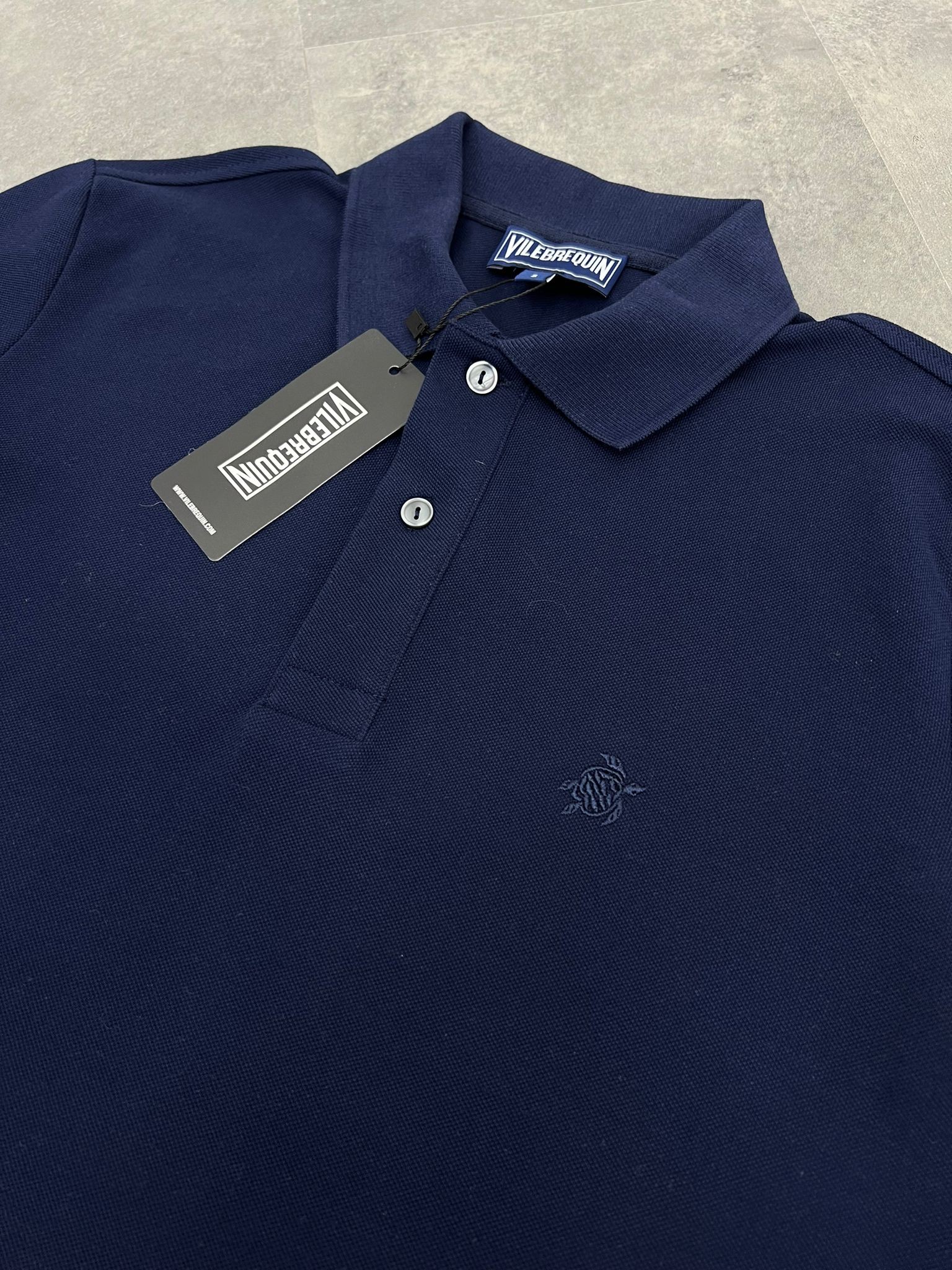 Yeni Sezon Ton To Tone Ocean Navy Blue  Polo Yaka
