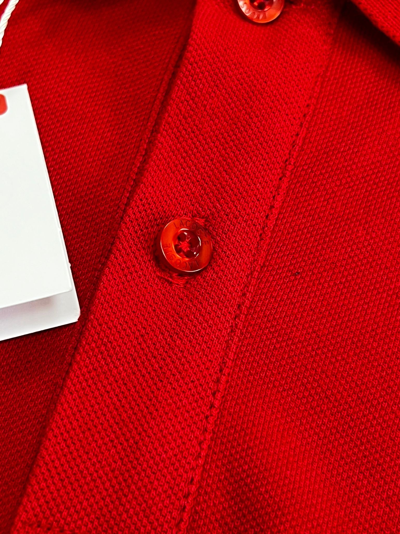 Classic Patch Mini Logo Polo Yaka Red T-shirt