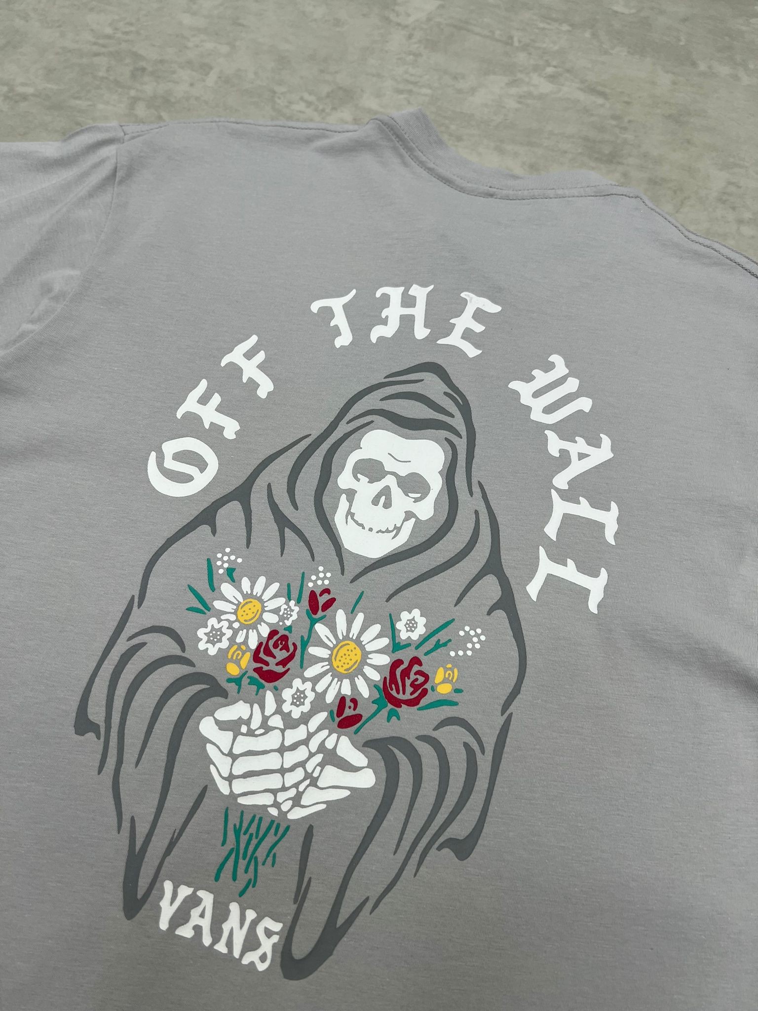 Executioner Of The Wall Back Print Gray T-shirt