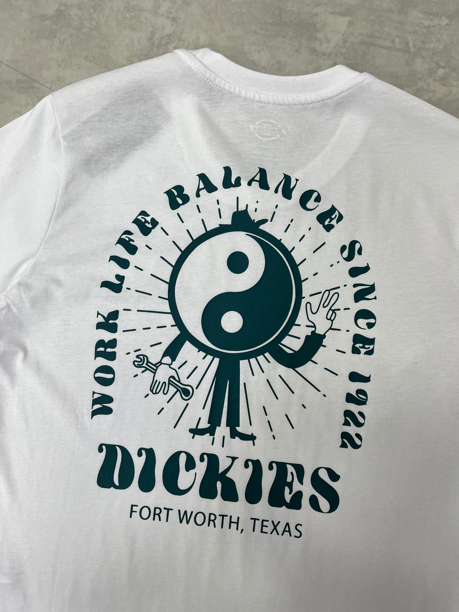 Yeni Sezon Back To Print Forth Worth Texas White T-shirt