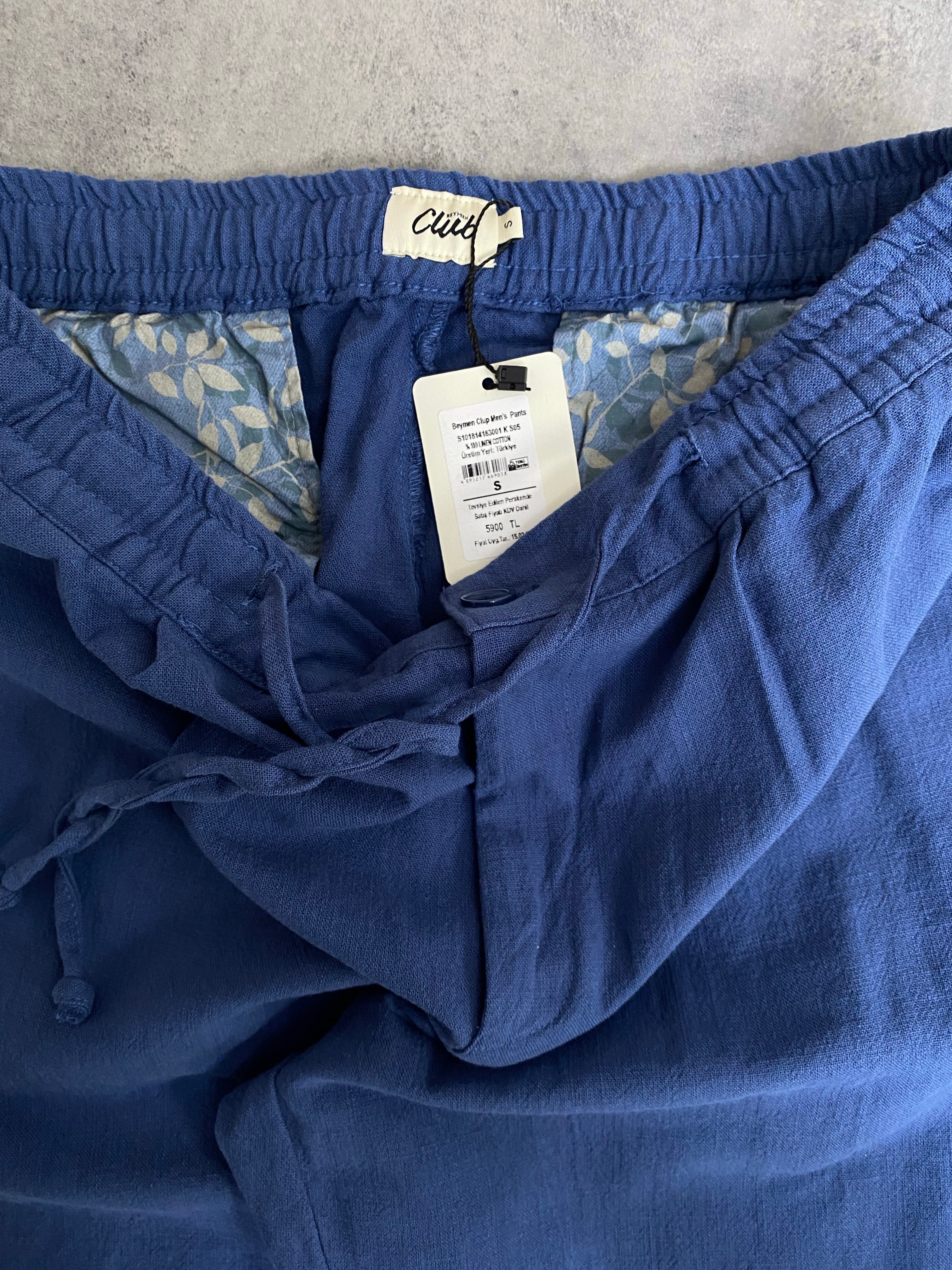 Yeni Sezon Tone To Tone Keten Pantolon