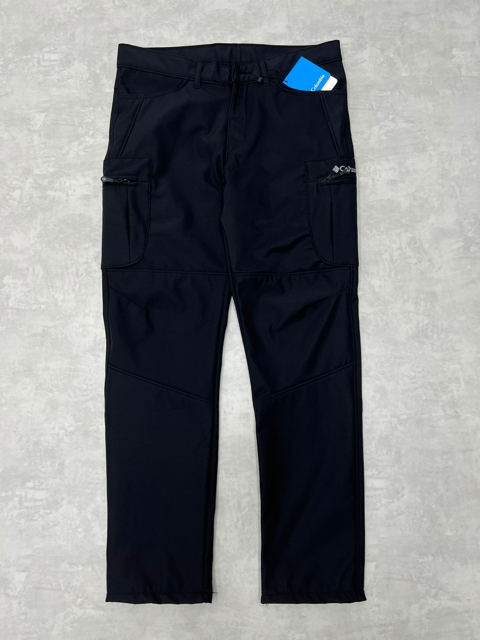 Softshell Classic Su Geçirmez İçi Polarlı Kışlık Black Pantalon 