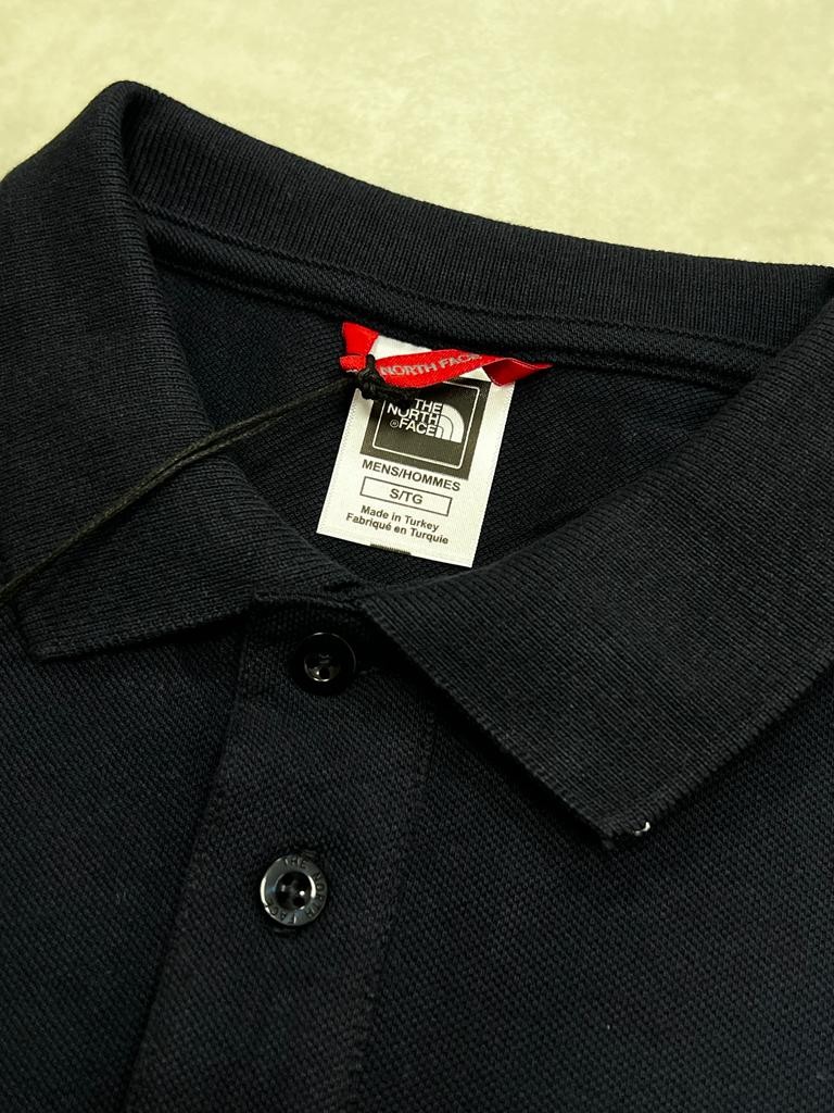 Classic Tiny Ceest Logo Basic Navy Blue Polo Yaka T-shirt