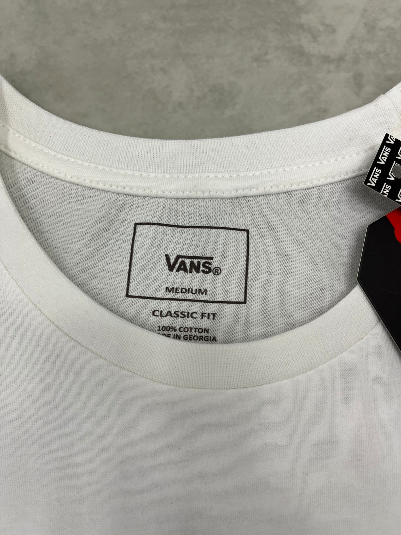 Yeni Sezon Basic Mini Logo Classic Cream T-shirt